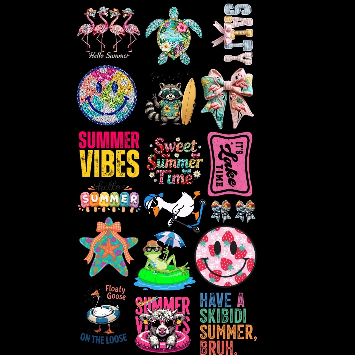 Summer Youth DTF gangsheet