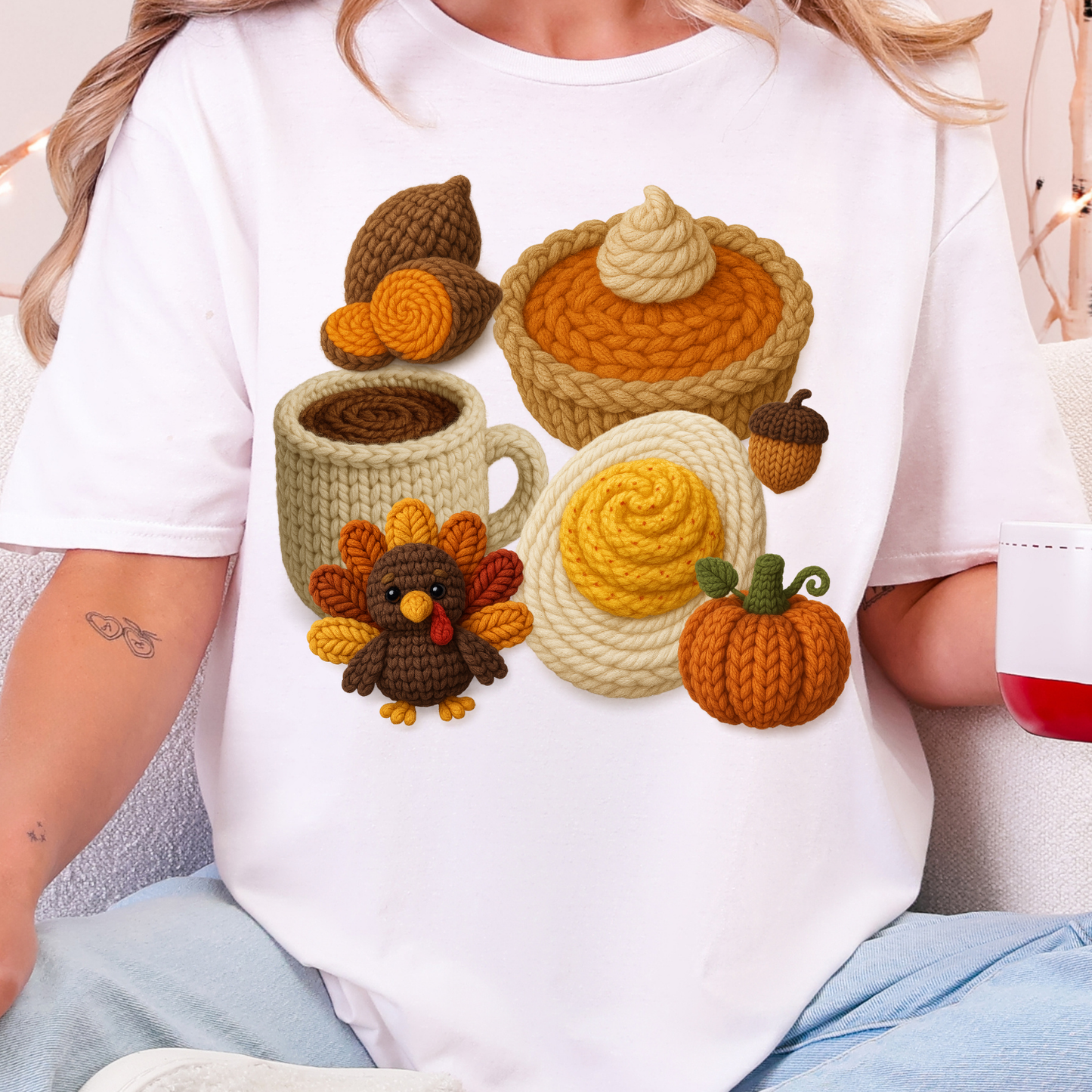 Yarn Thankful Premade Gangsheet- 8 Adult Prints, Thanksgiving gangsheet