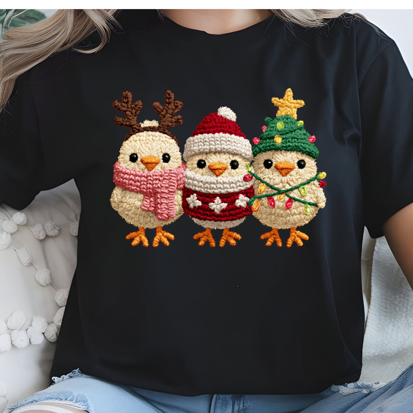 Yarn Christmas Premade Gangsheet- 11 Adult Prints, Christmas gangsheet