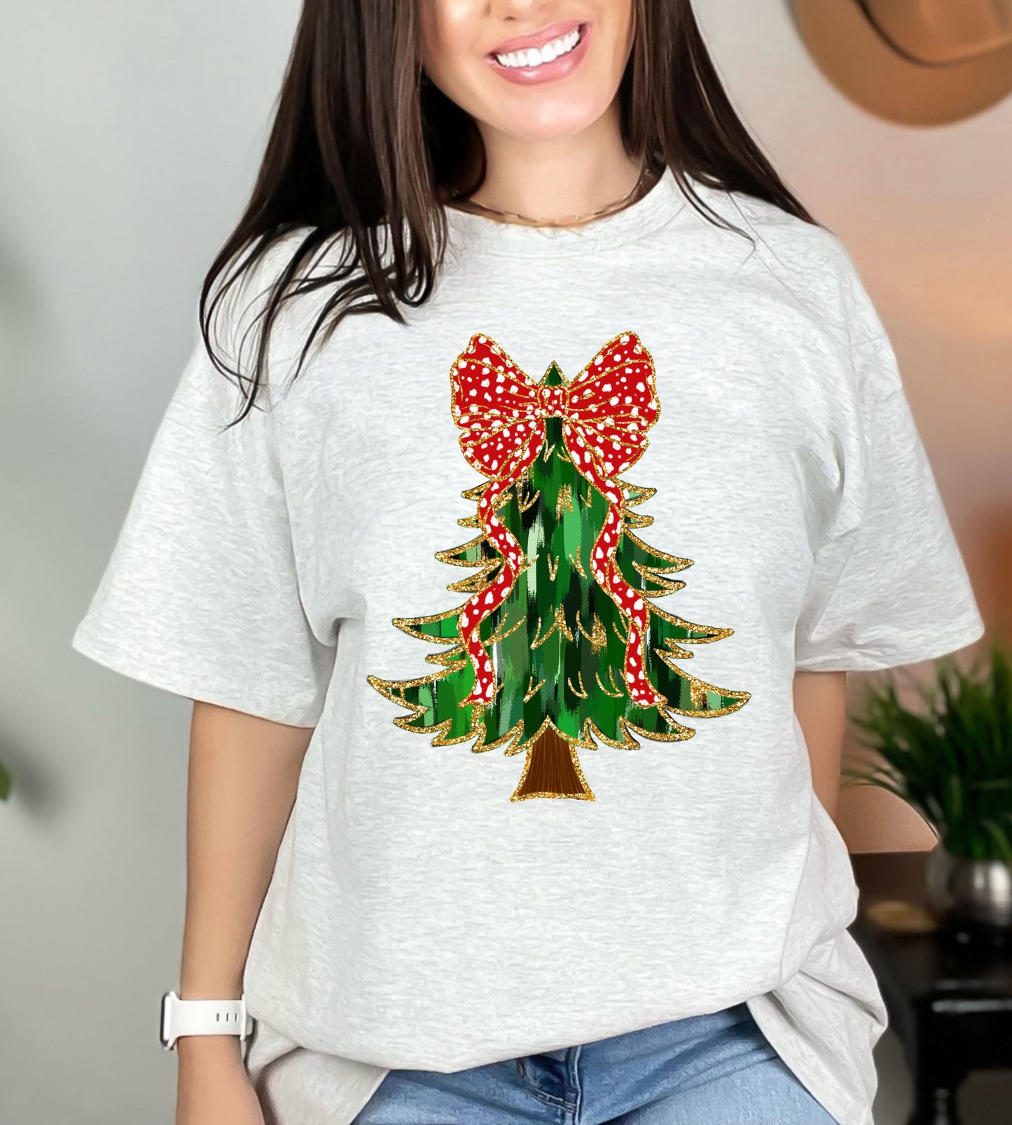 Coquette Bows Christmas Trees