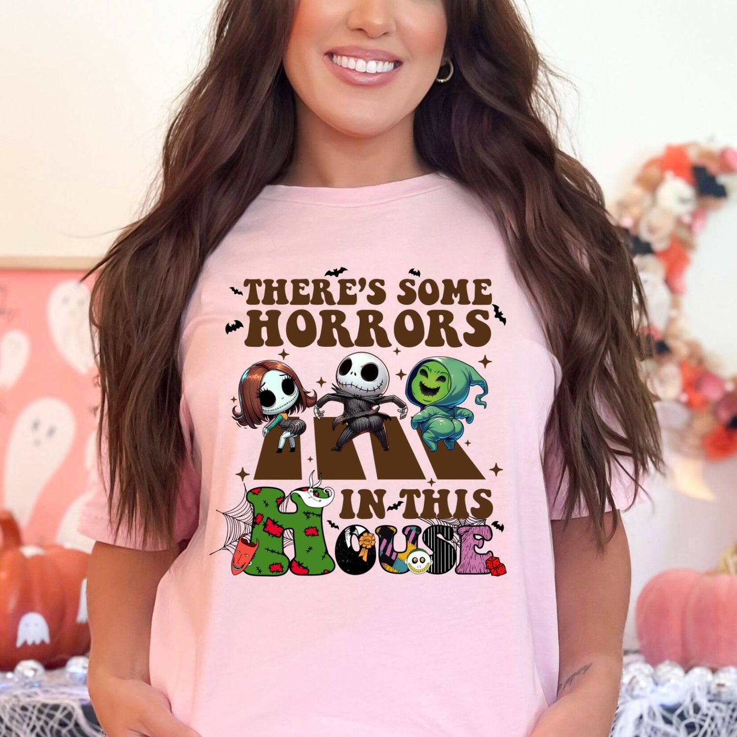 There's some Horrors in the House premade DTF gang sheet, Halloween Prints, Halloween Transfers, Killer Halloween transfers,Spooky transfers