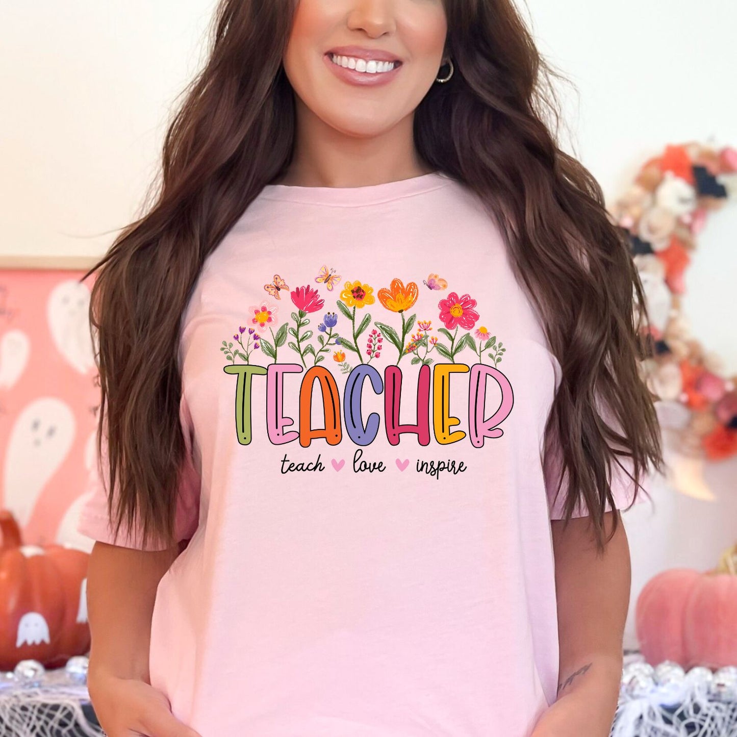 Teacher DTF Bundle, Teacher Transfer, Teacher Life, Teach Love Inspire, Teacher heat transfer, Teacher Appreciation Gift, Teacher DTF prints