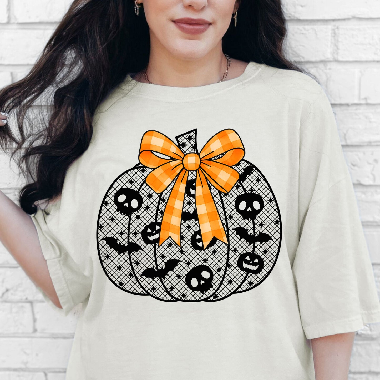 Halloween Black Lace premade DTF gang sheet- 8 adult prints