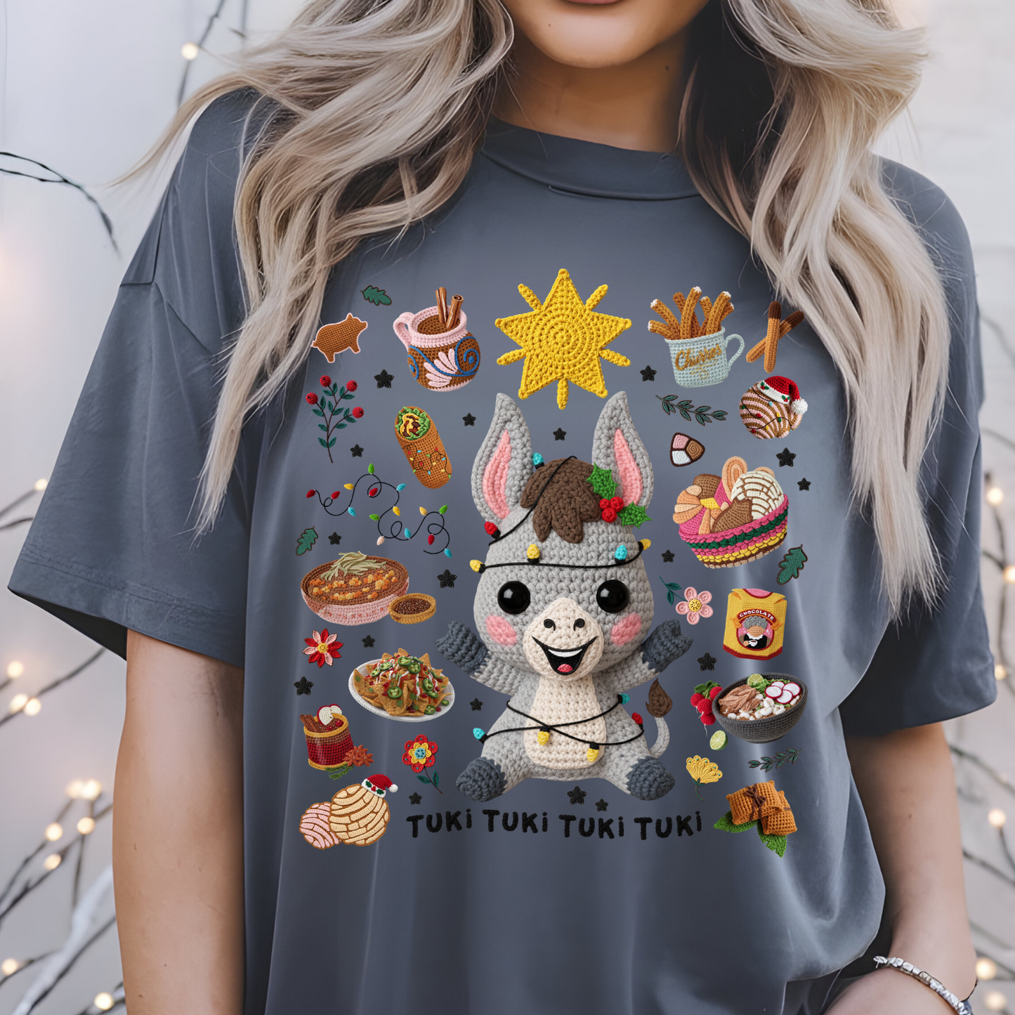 Hispanic Yarn Christmas Premade Gangsheet 10 Full Size Transfers