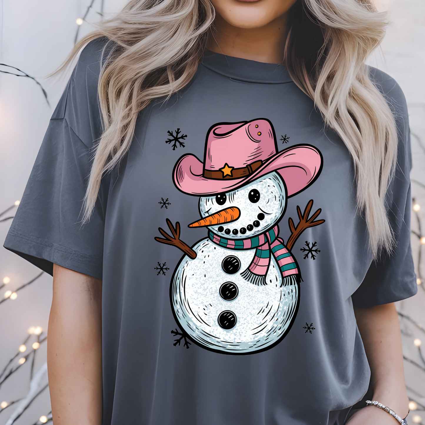 Western Christmas Premade Gangsheet 12 Full Size Transfers