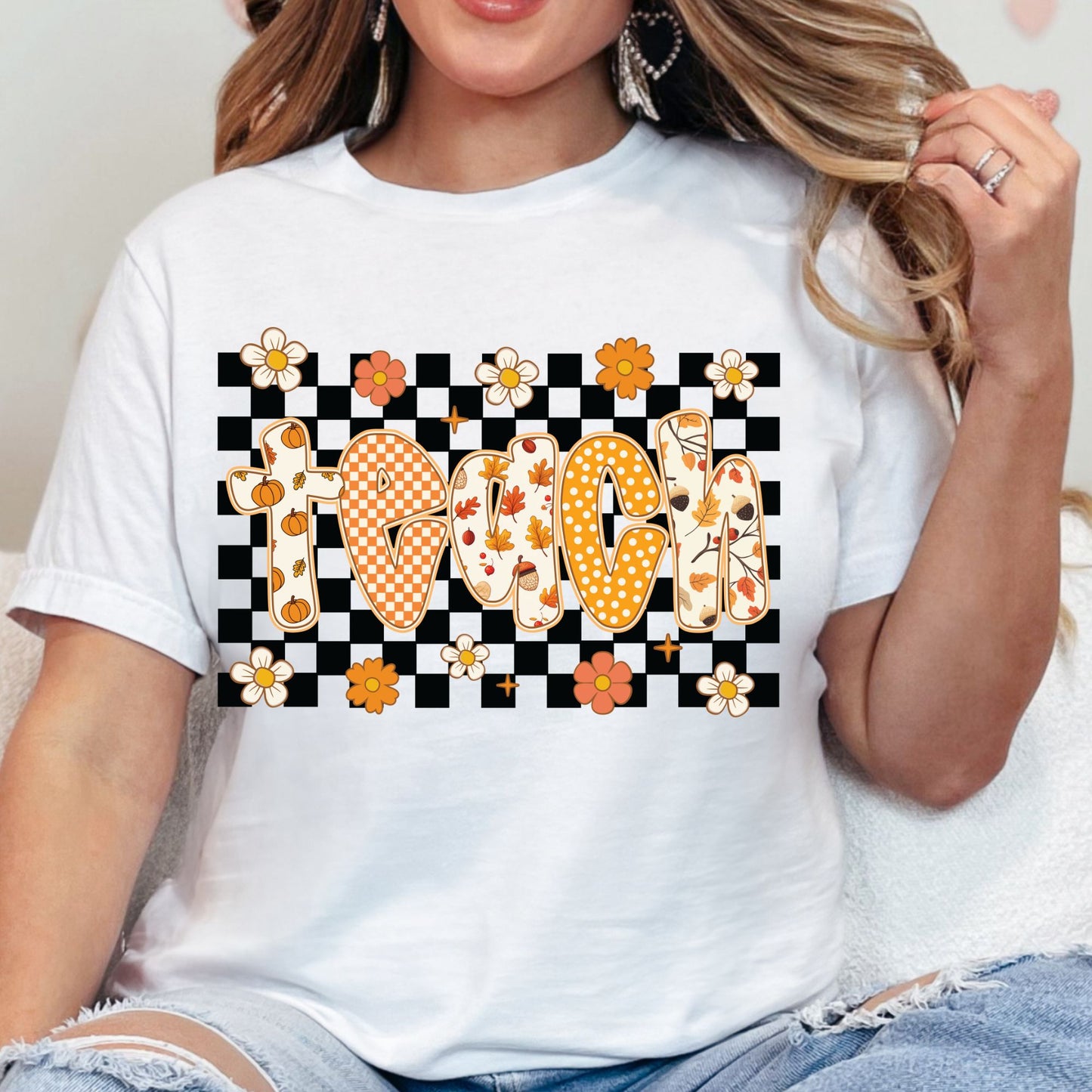 Teacher Fall Premade DTF Gang Sheet-20 Adult Prints