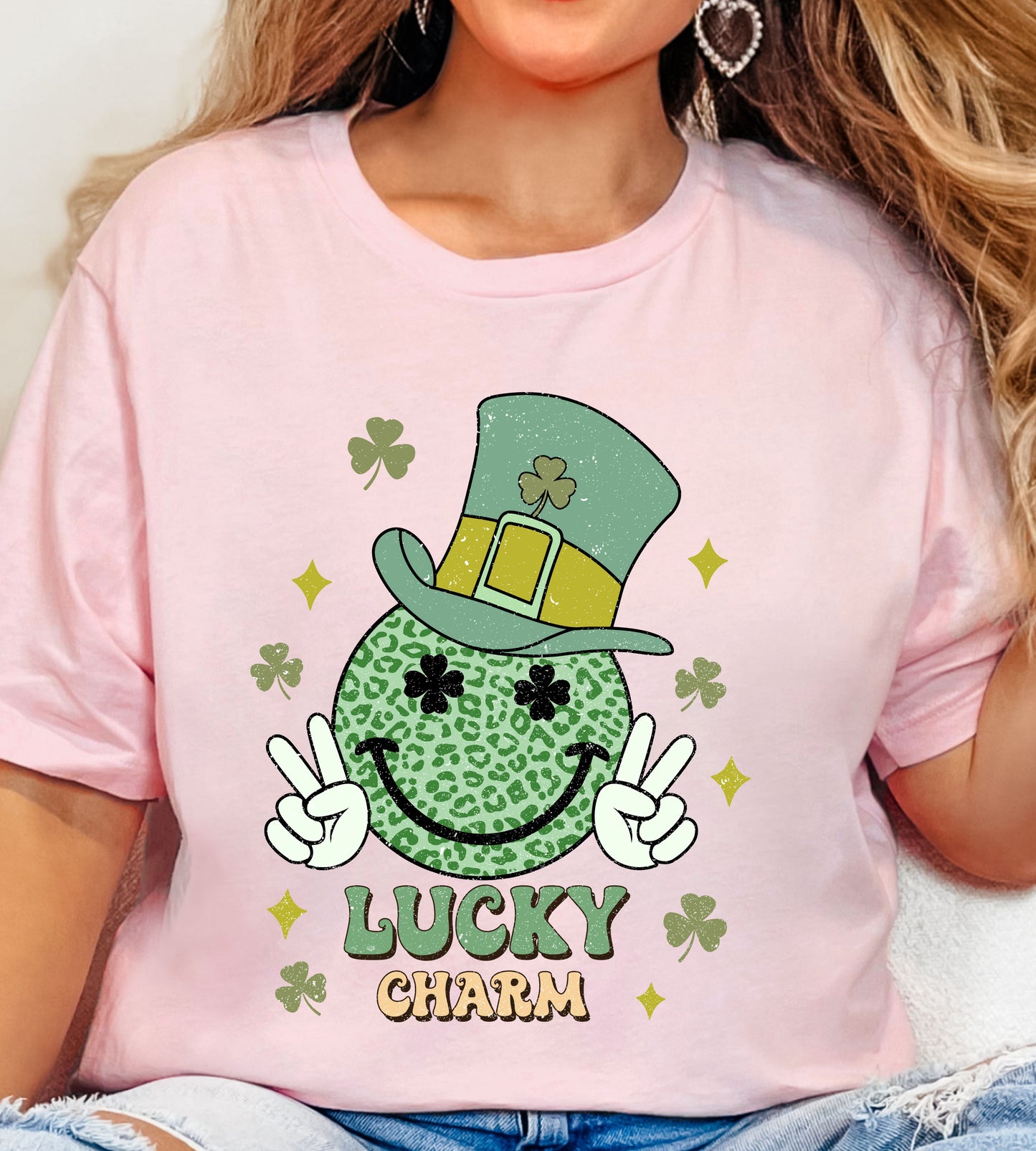 Retro Vibes St Patrick's Day DTF Gangsheet, Premade DTF gangsheet