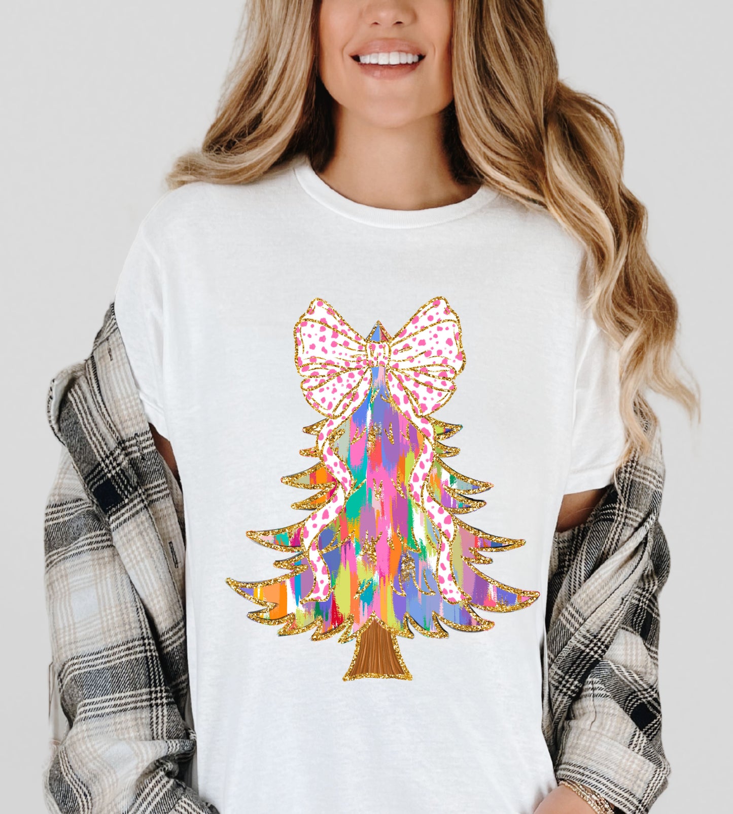 Coquette Bows Christmas Trees
