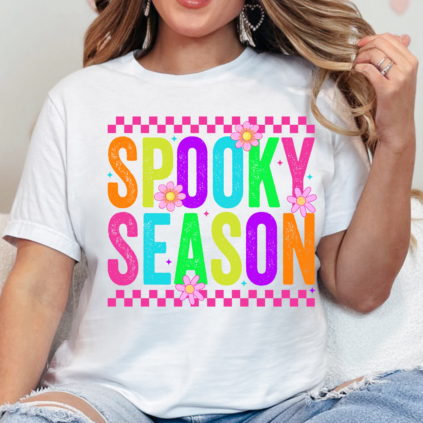 Neon Spooky Season Premade DTF gangsheet- 9 Full size designs