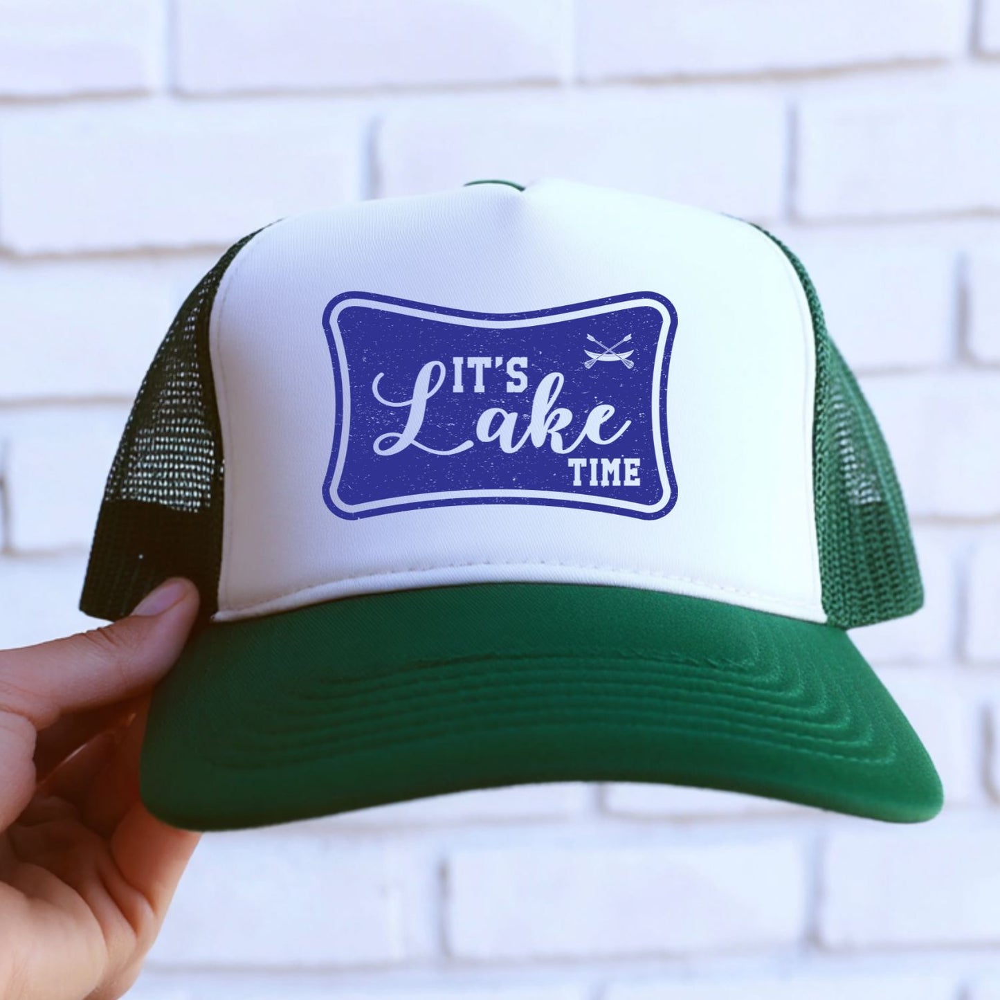 Trucker Hat 2 DTF Gang Sheet, Summer Transfer, Trucker Hat Patch, Beach DTF Transfer Ready For Press, Lake DTF Print,
