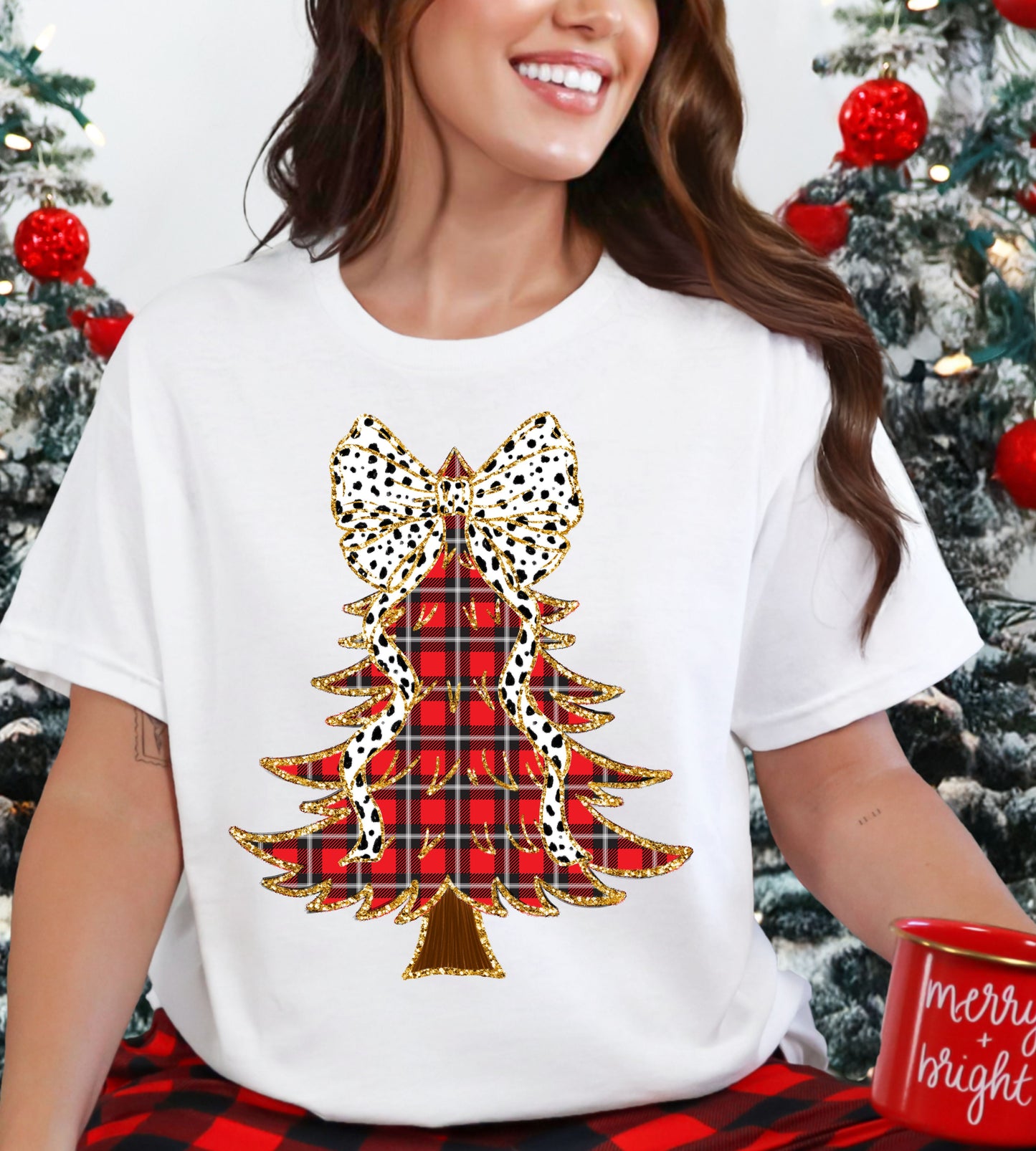 Coquette Bows Christmas Trees