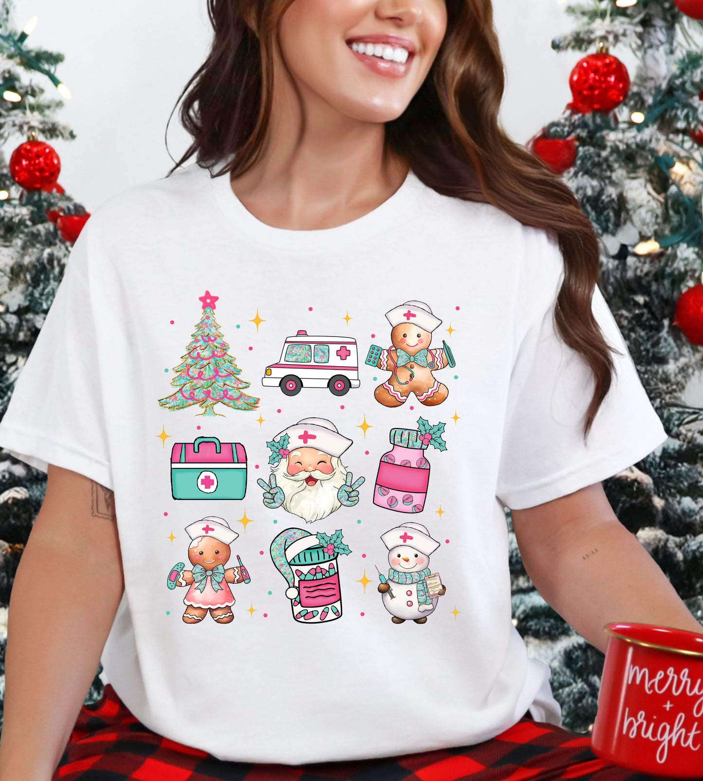 Nurse Christmas Premade Gang Sheet