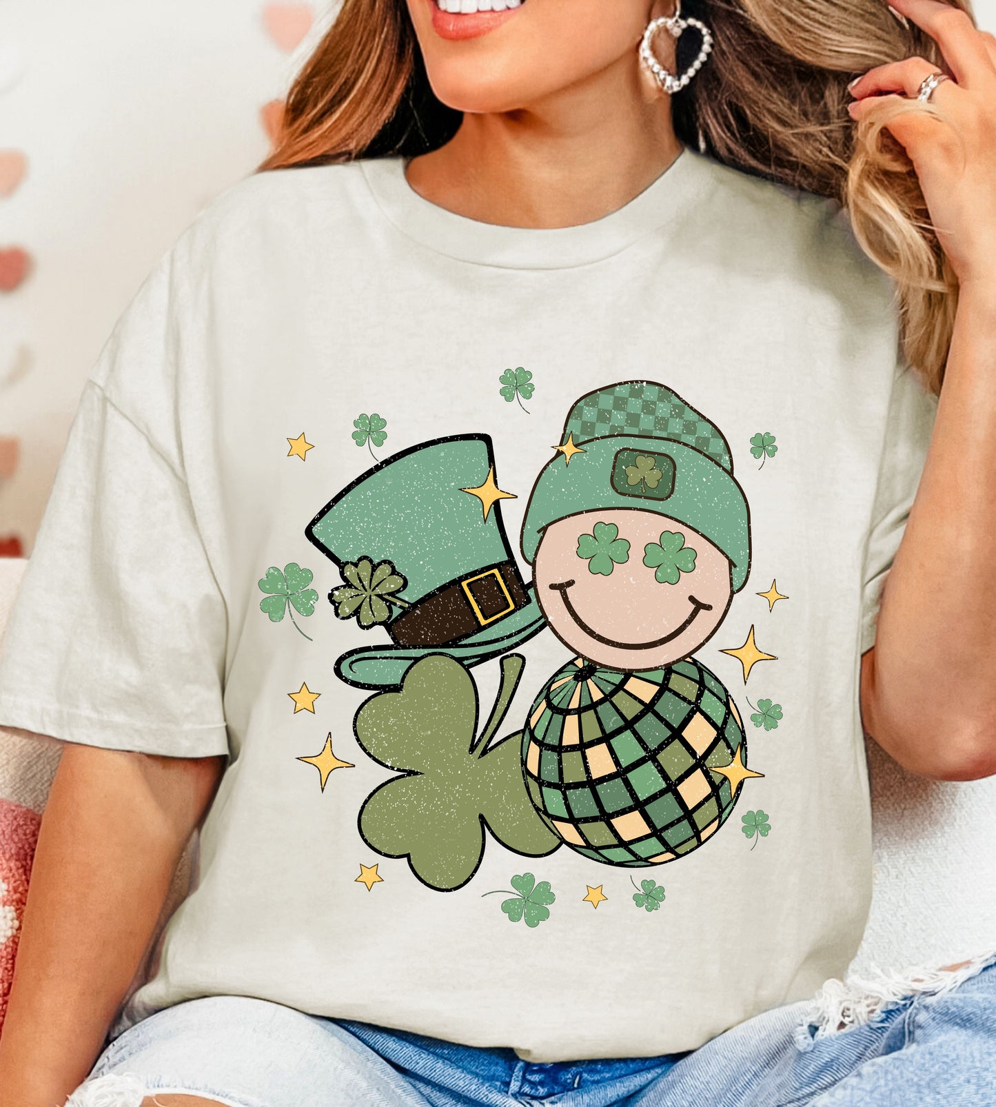 Retro Vibes St Patrick's Day DTF Gangsheet, Premade DTF gangsheet