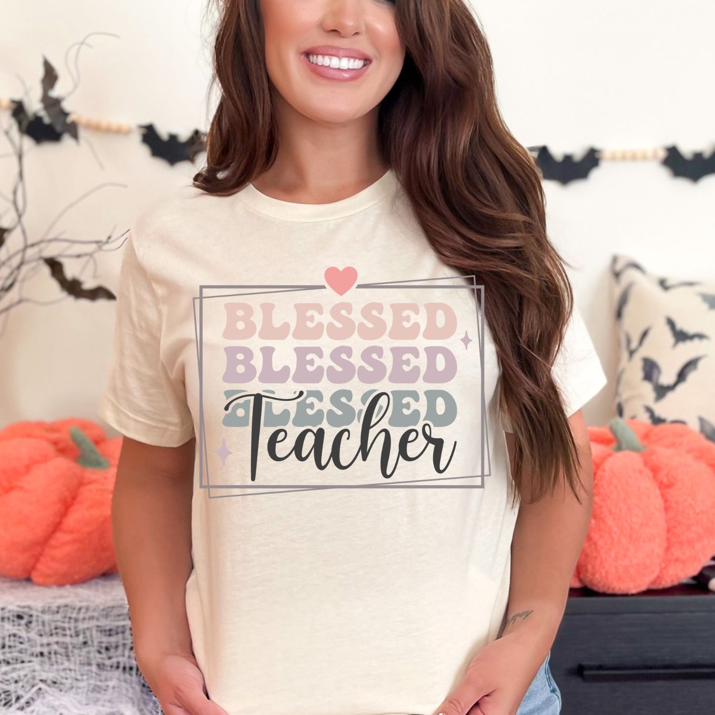 Teacher Retro DTF Bundle, Teacher Transfer, Teacher print, Teach Love Inspire, Teacher heat transfer, Teacher Appreciation Gift, Teacher DTF