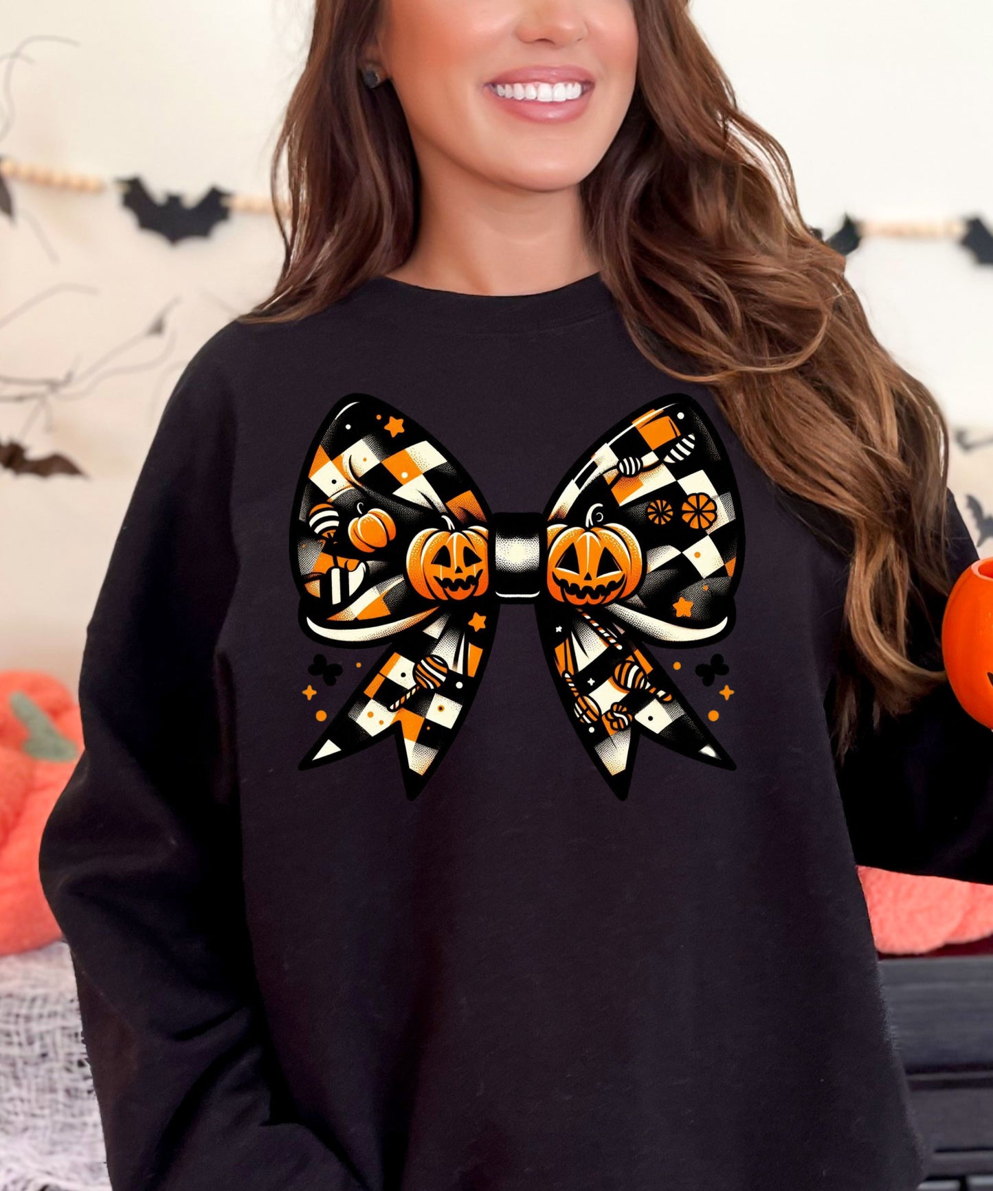 Halloween Bows premade DTF gang sheet- 6 adult prints