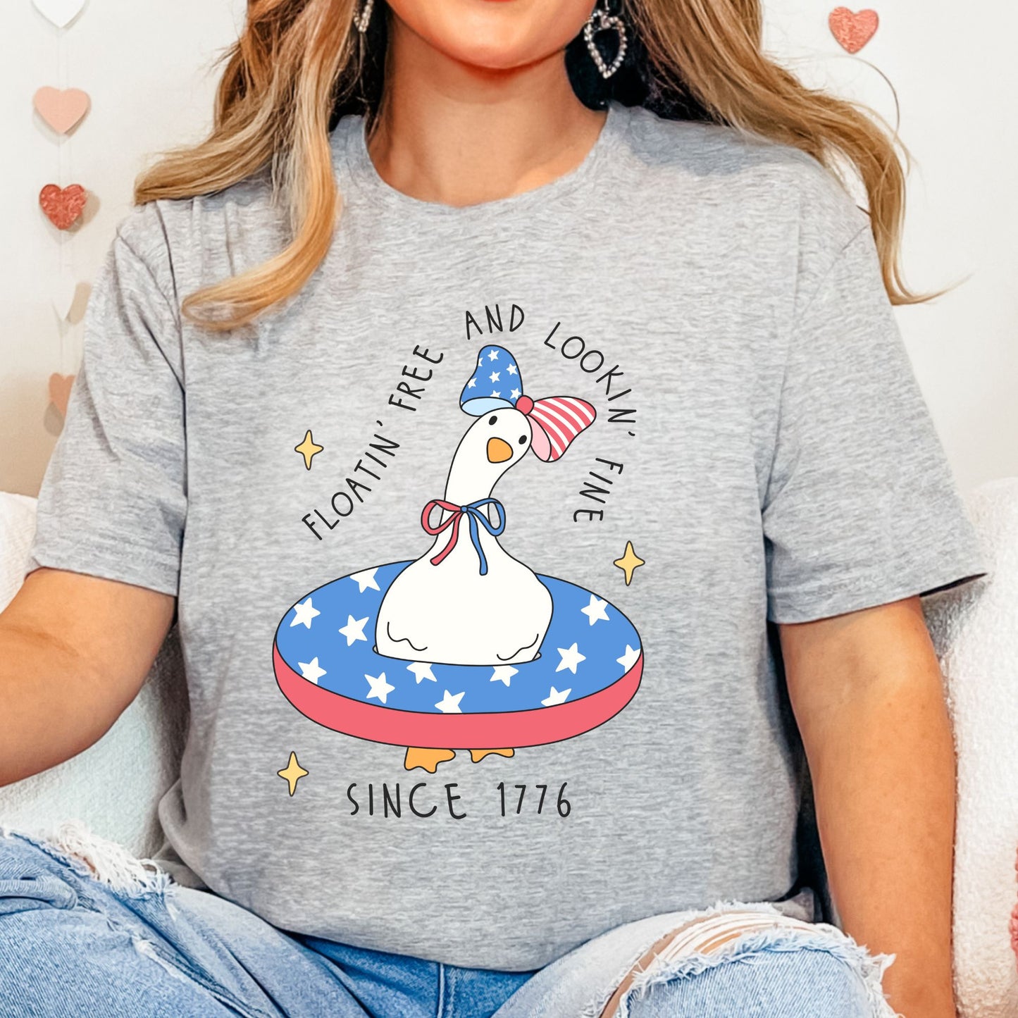 Patriotic Goose DTF prints, 4th Goose, Retro 4th of July prints, America Coquette prints, Funny July 4th, Independence Day, Patriotic prints