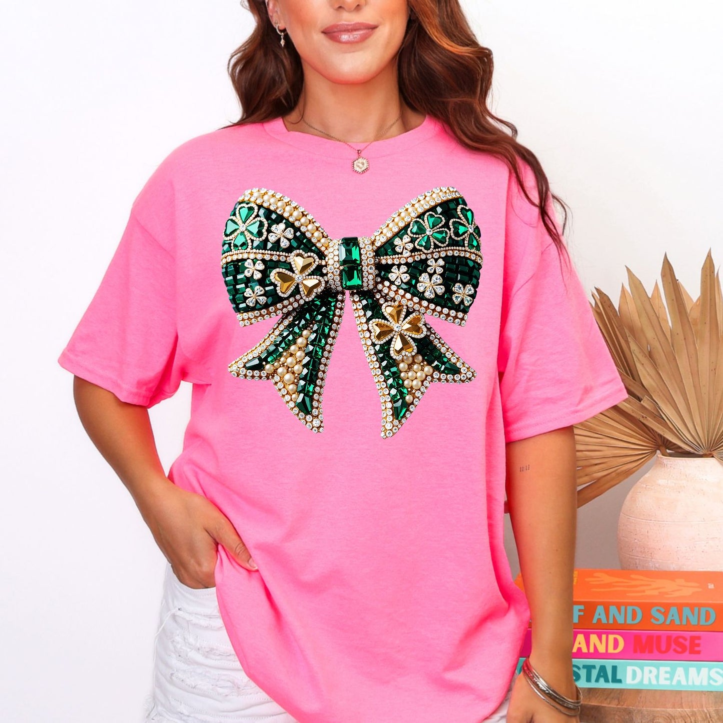 St Patrick's Rhinestone premade DTF gang sheet-6 adult prints