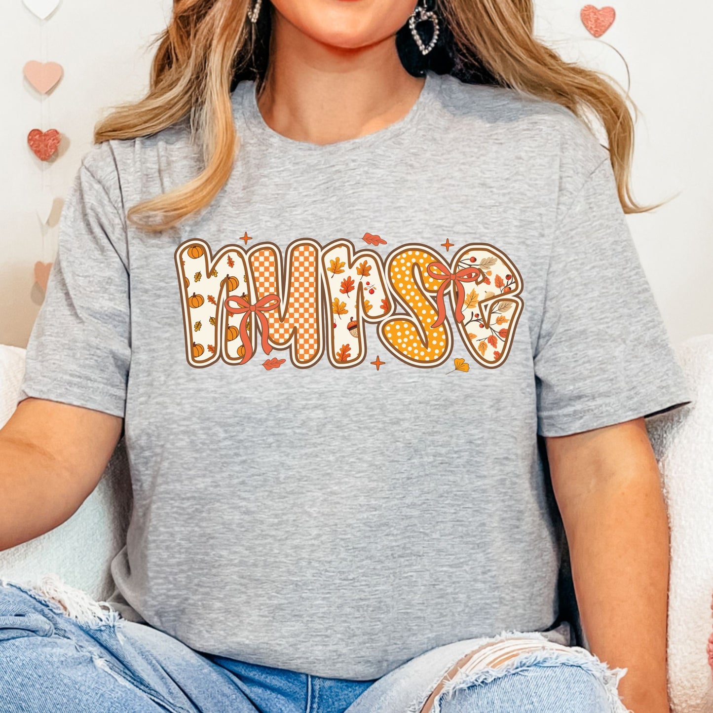 Fall Nurse Premade DTF Gang Sheet-20 Adult Prints