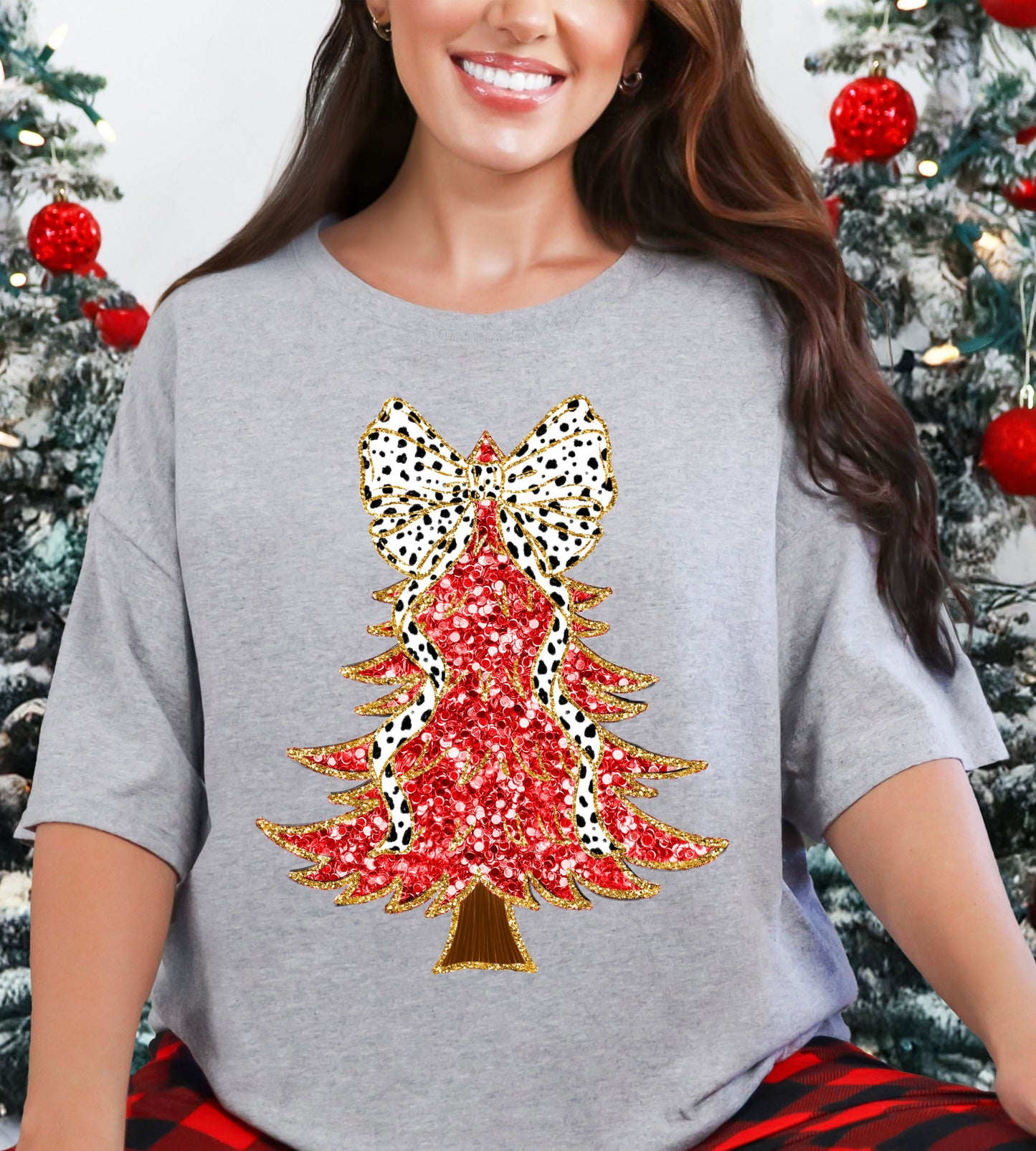 Coquette Bows Christmas Trees