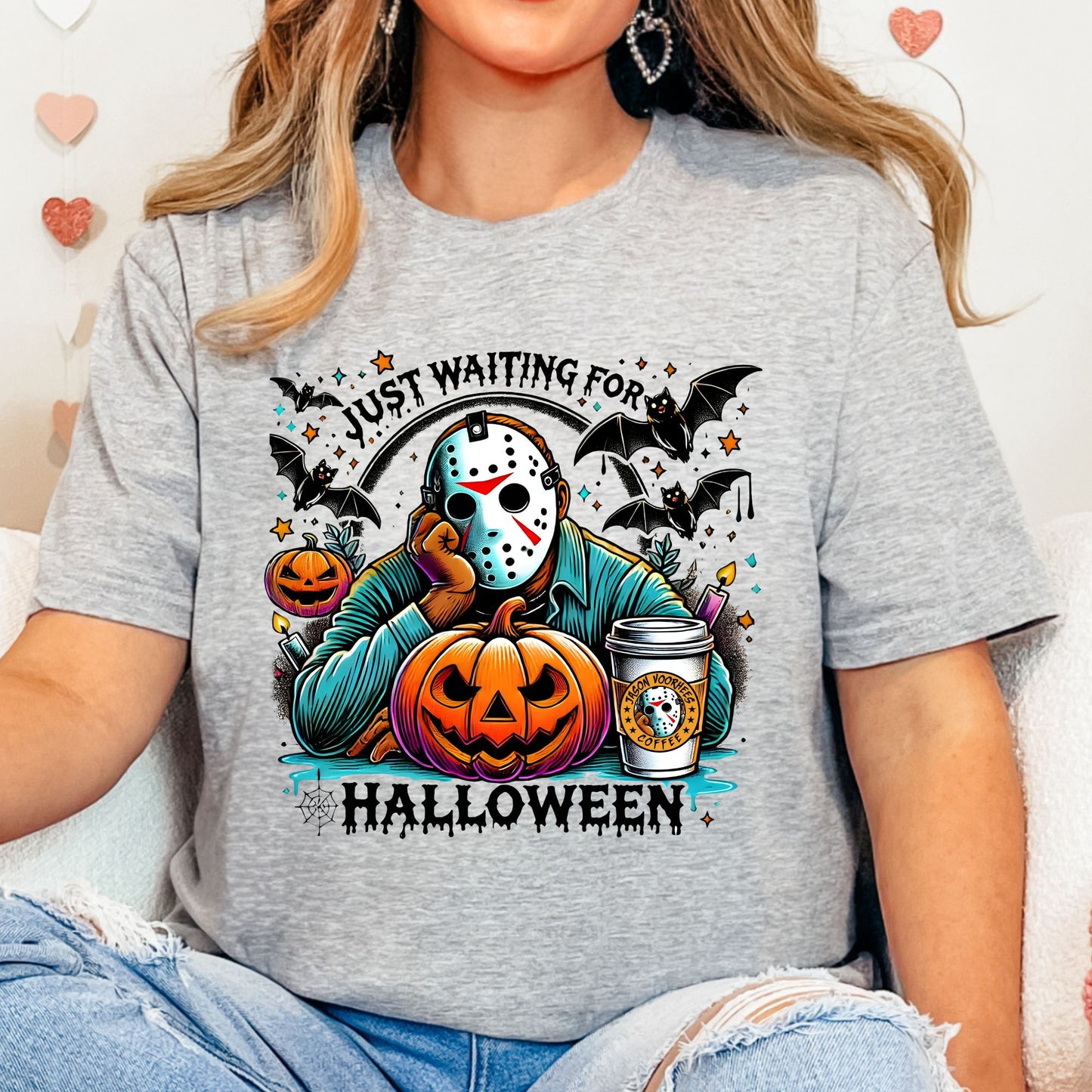 Waiting for Halloween Premade Gangsheet 12 Full Size Transfers
