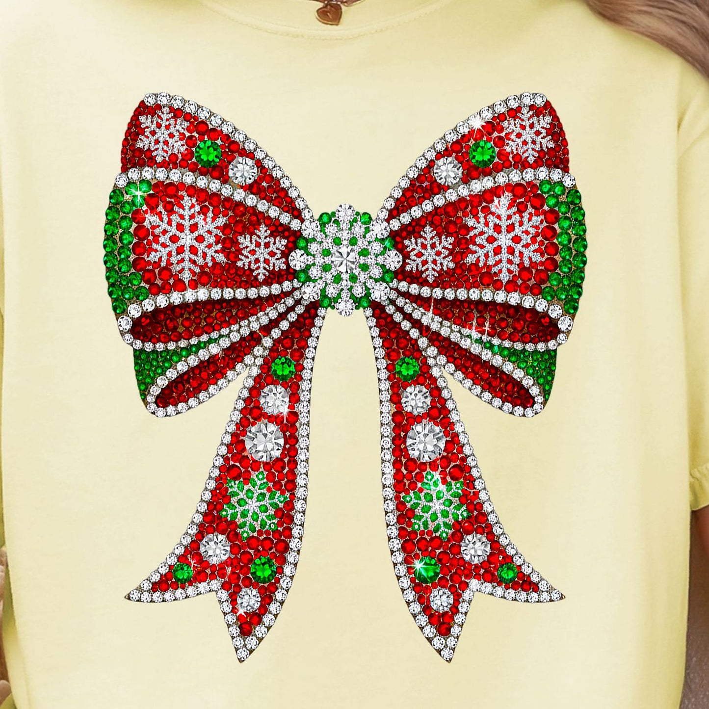 Rhinestone Christmas Bundle premade DTF Gangsheet