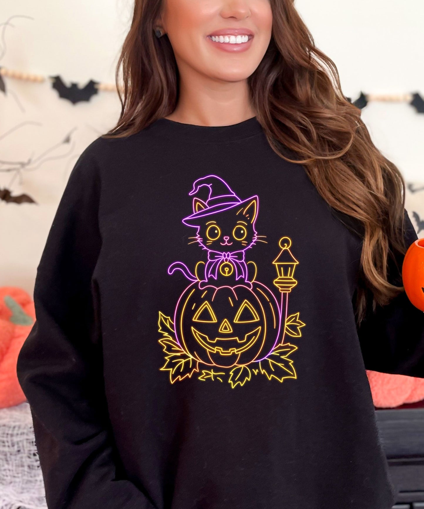 Neon Halloween premade DTF gang sheet- 8 Adult Transfers