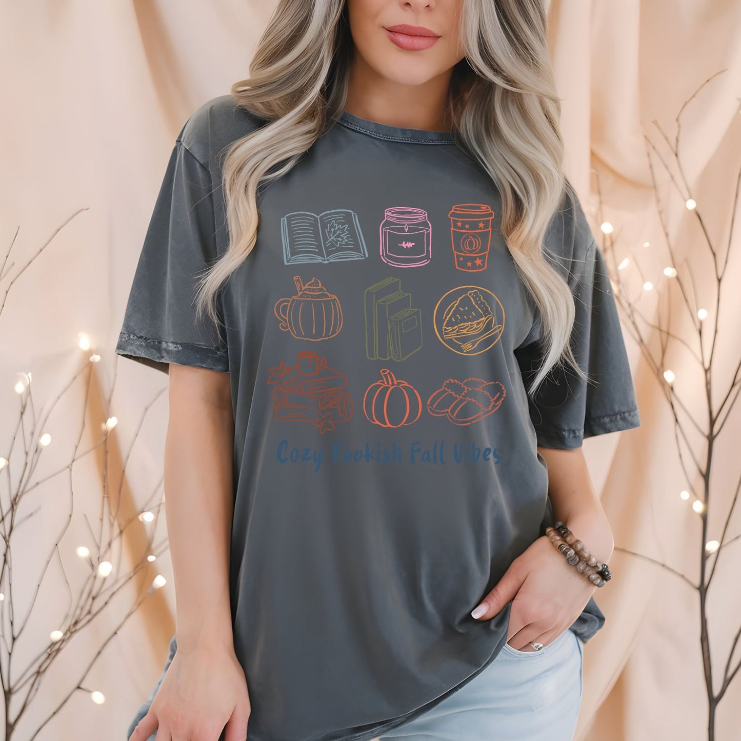 Bookish Fall Vibes Premade Gangsheet 8 Full Size Transfers