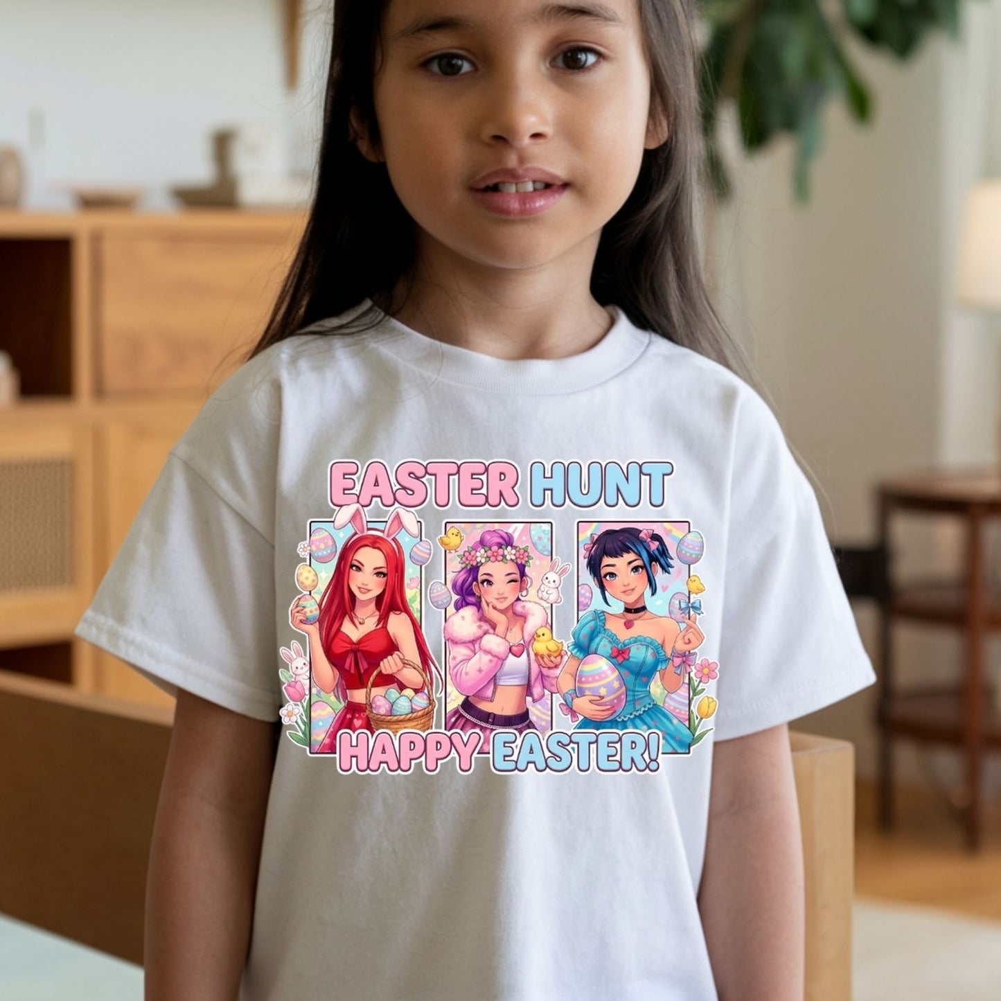 Huntrix Easter Kpop Demons Transfers for Youth