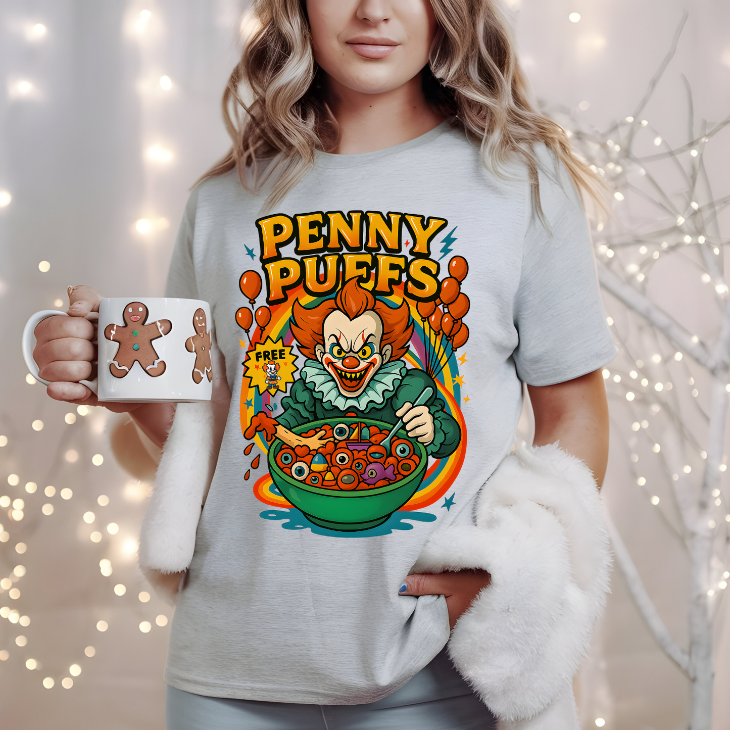 Funny Halloween Horror Characters Cereal Premade DTF gang sheet-7 Adults print