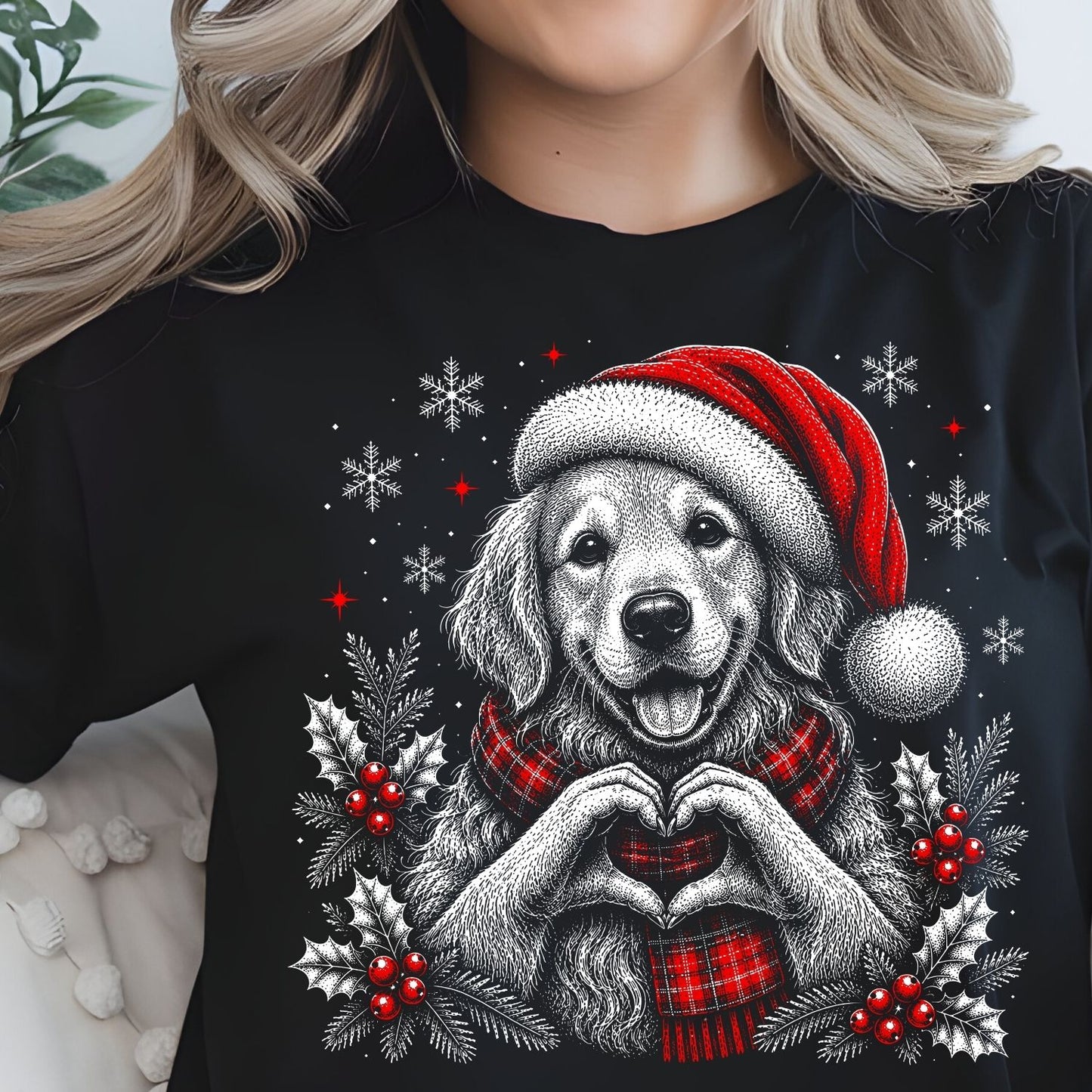 Retro Christmas Halftone premade DTF Gangsheet
