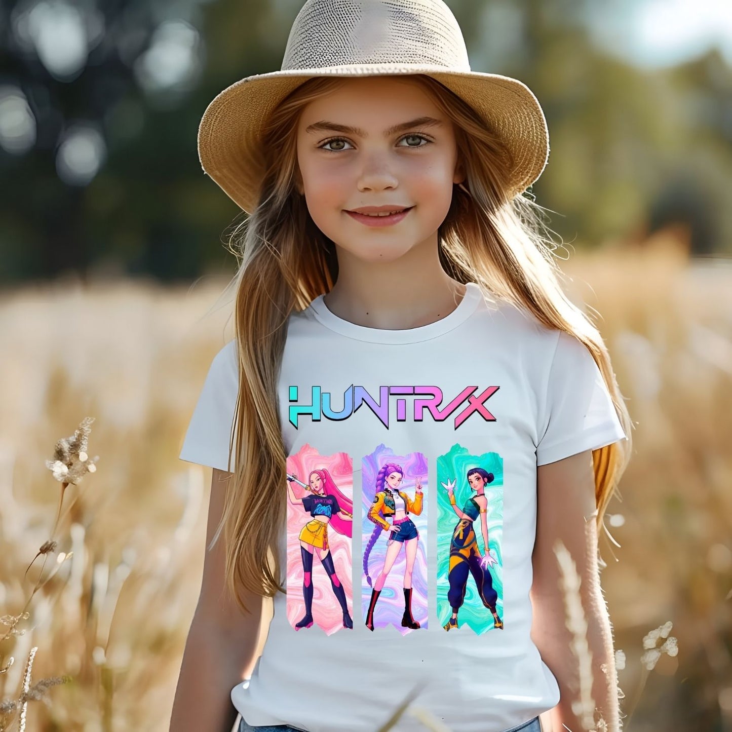 Huntrix Easter Kpop Demons Transfers for Youth