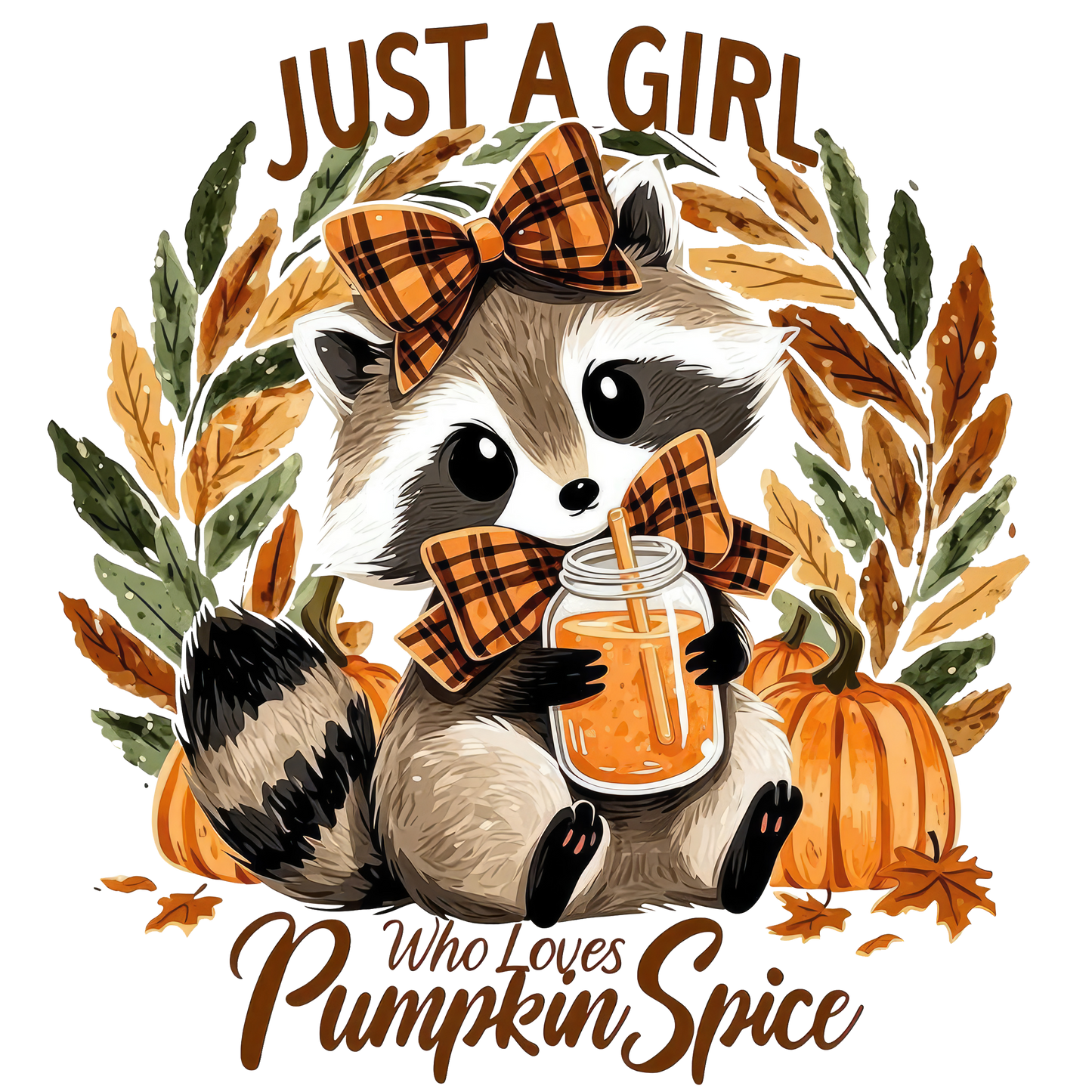 Just a girl Raccoon