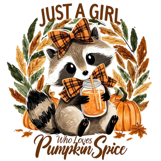 Just a girl Raccoon