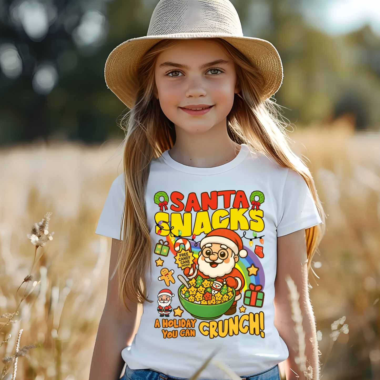 Funny kids Christmas Cereal Premade DTF gang sheet-12 kids print