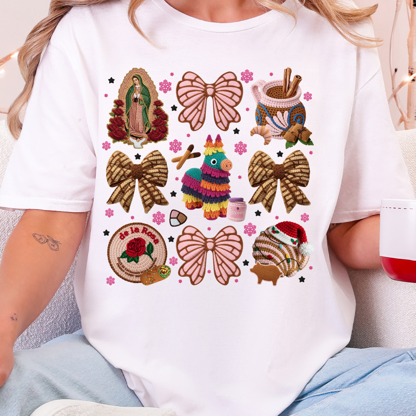 Hispanic Yarn Christmas Premade Gangsheet 10 Full Size Transfers