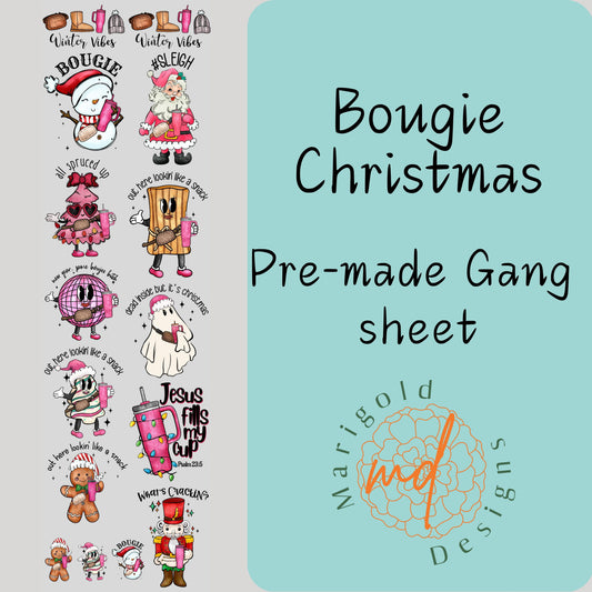 Bougie Christmas Gang Sheet