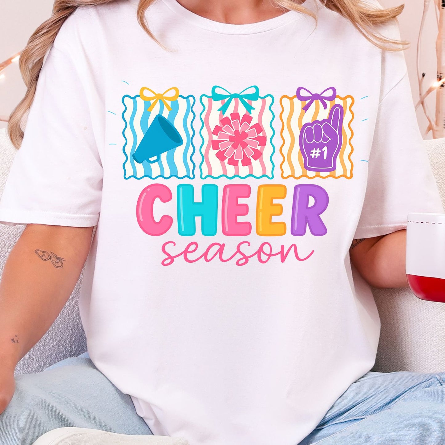 Cheer Premade Gangsheet 14 Full Size Transfers