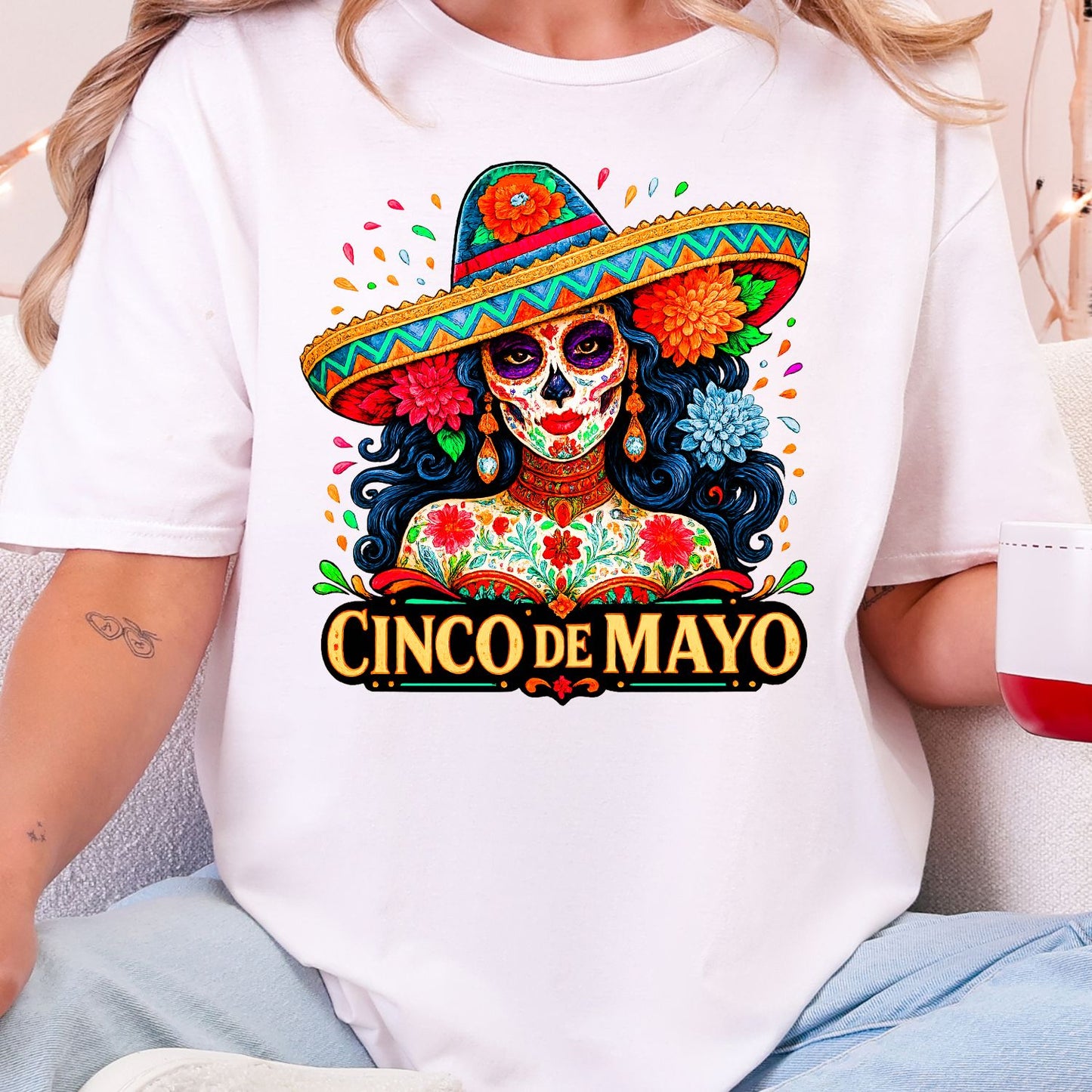 Cinco De Mayo Premade Gangsheet 12 Full Size Transfers