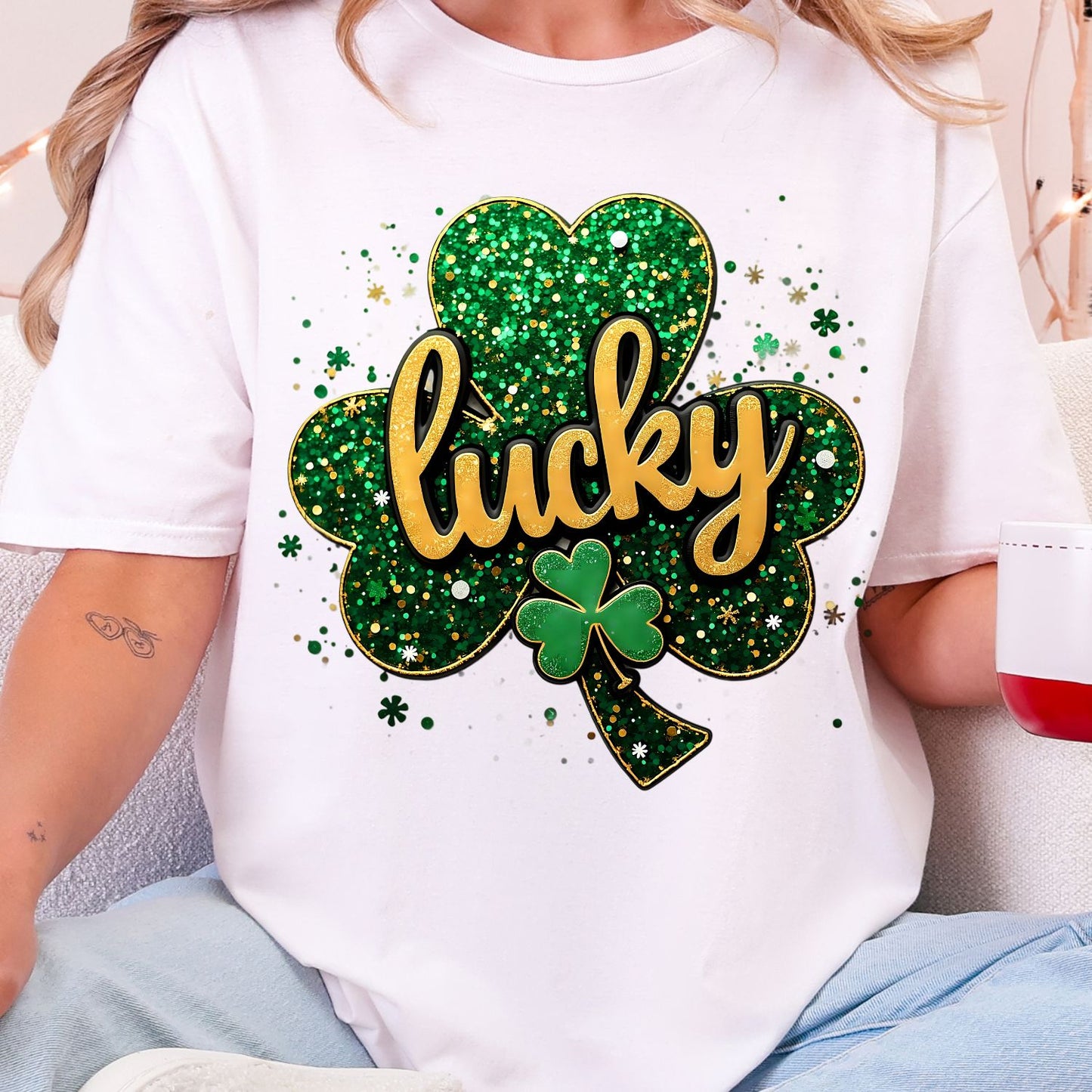 St. Patricks Day DTF Premade Gangsheet 8 Full Size Transfers