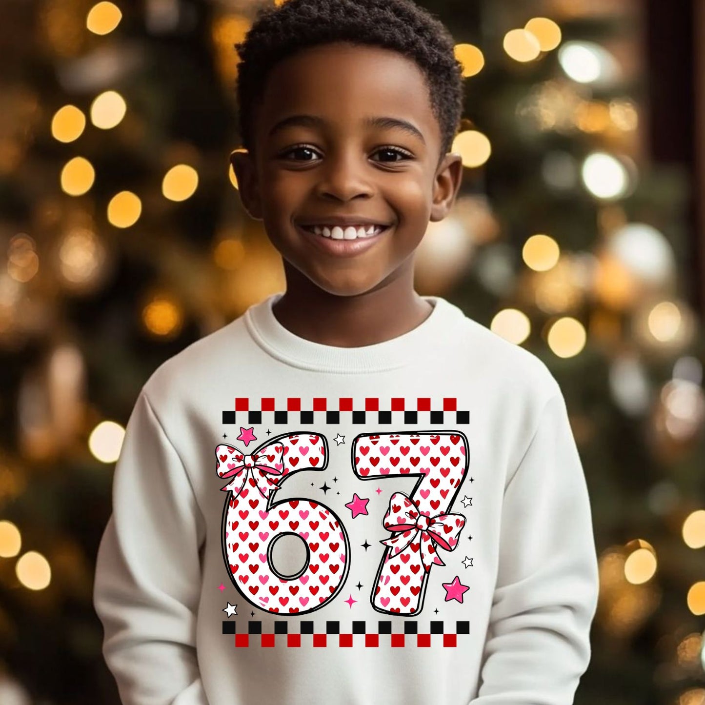 Six Seven Valentine's Youth Premade Gangsheet 10 Transfers
