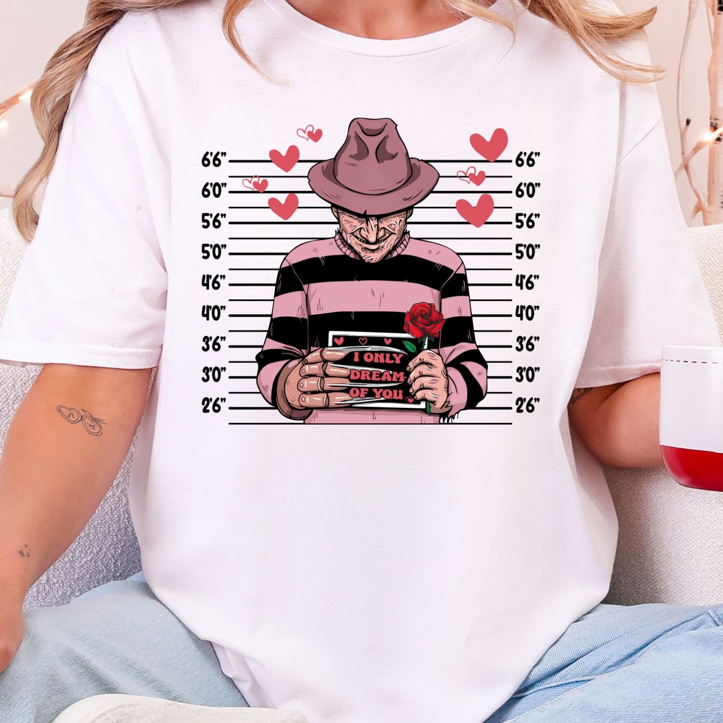 Valentine Horror Characters Valentine's Day DTF Premade Gangsheet 6 Full Size Transfers