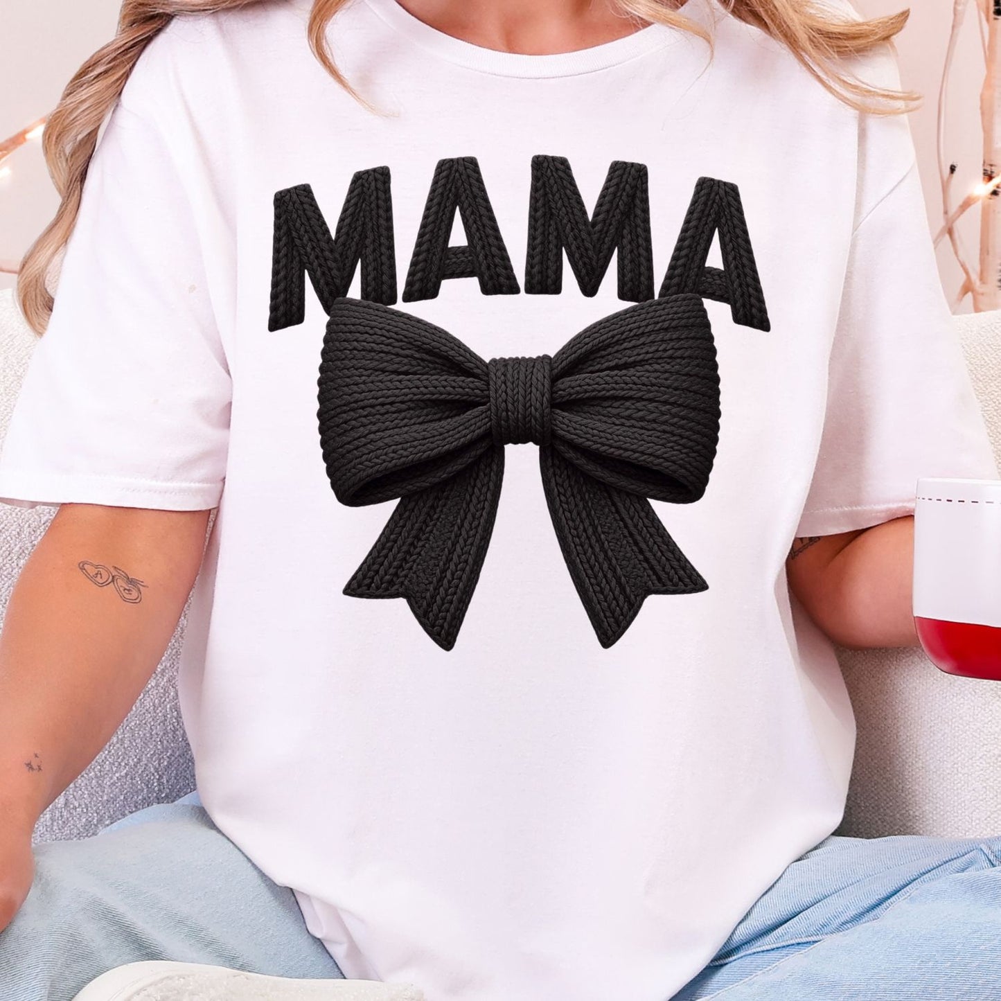 Faux Yarn Mama DTF Premade Gangsheet 10 Full Size Transfers