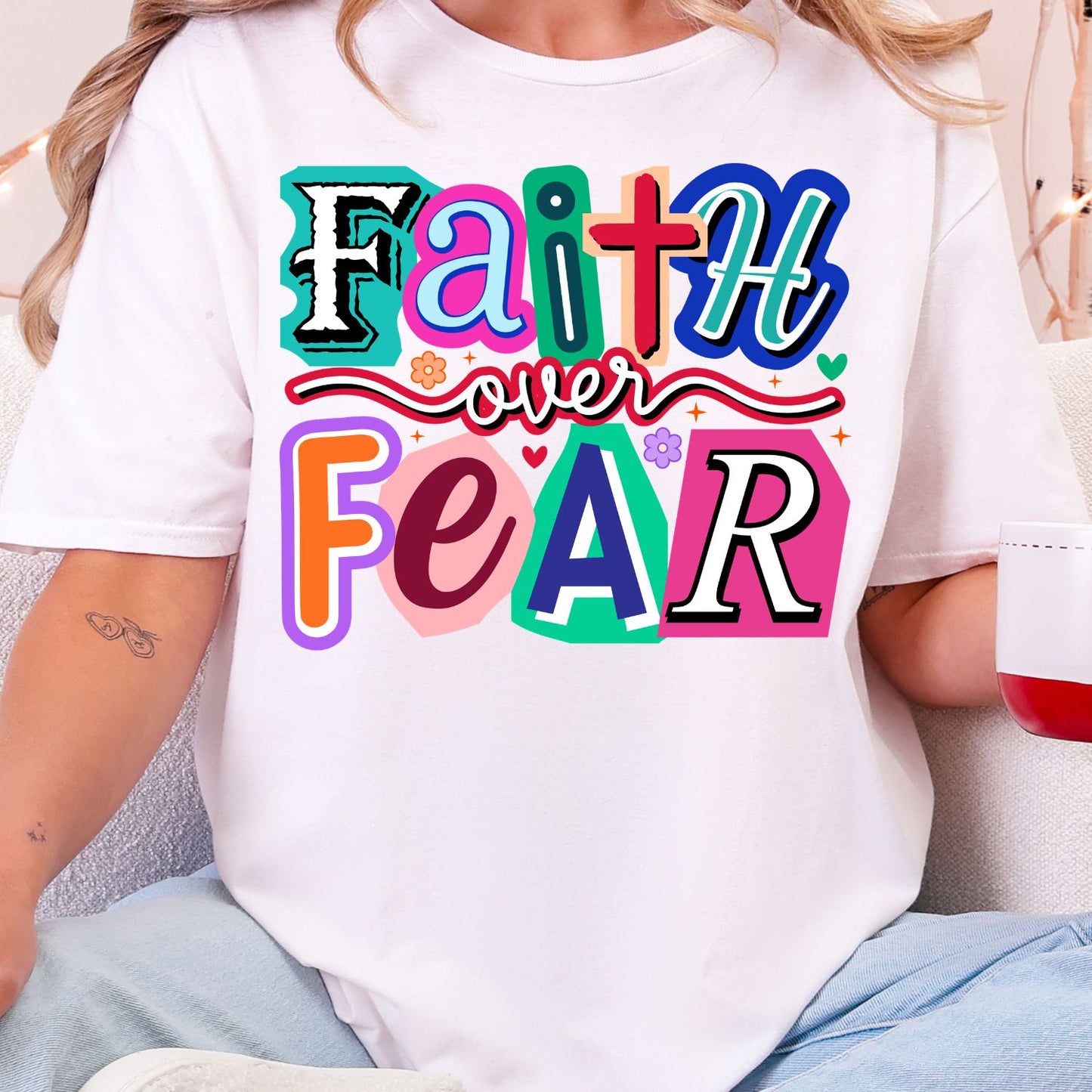 Faith Mini Premade Gangsheet 18 Transfers