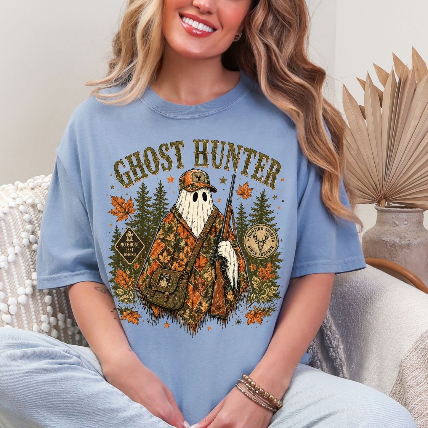 Ghost Hunter Halloween premade DTF Gangsheet