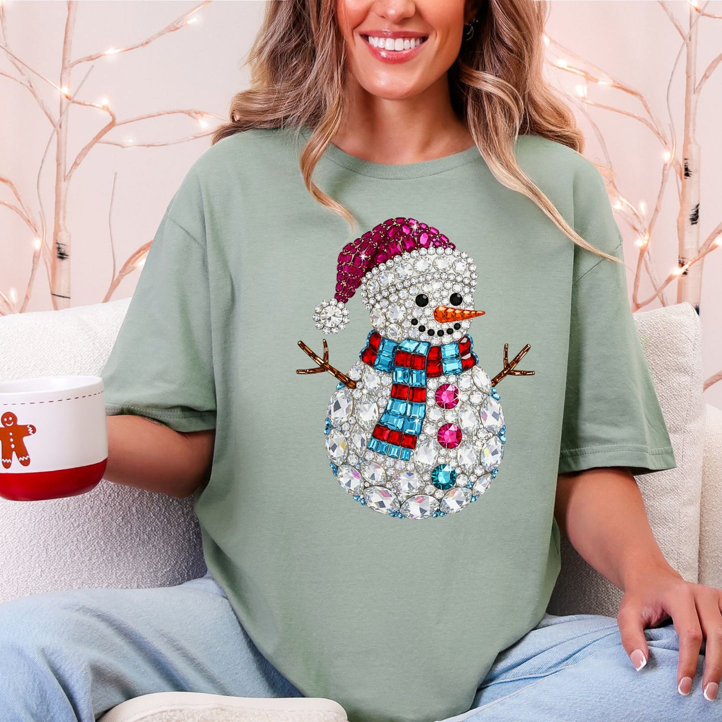 Rhinestone Christmas Bundle premade DTF Gangsheet