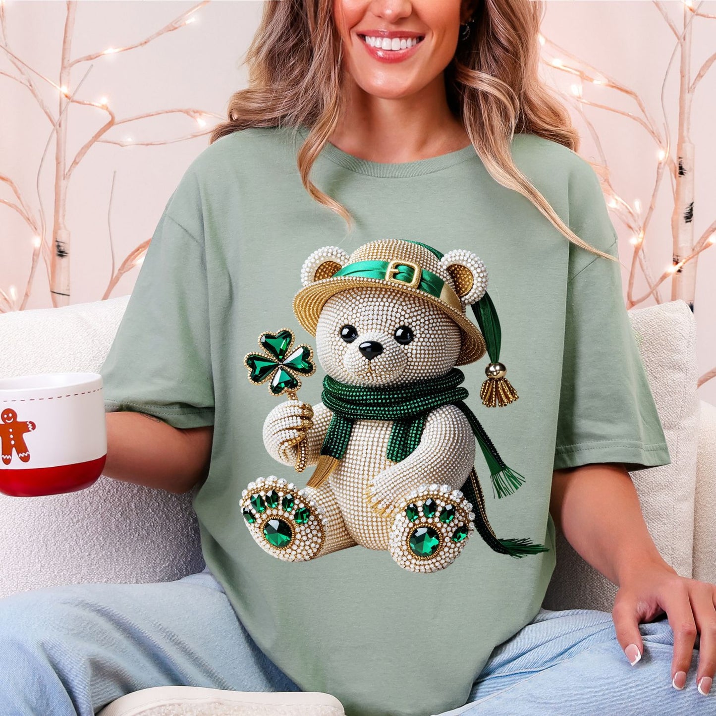 St Patrick's Rhinestone premade DTF gang sheet-6 adult prints