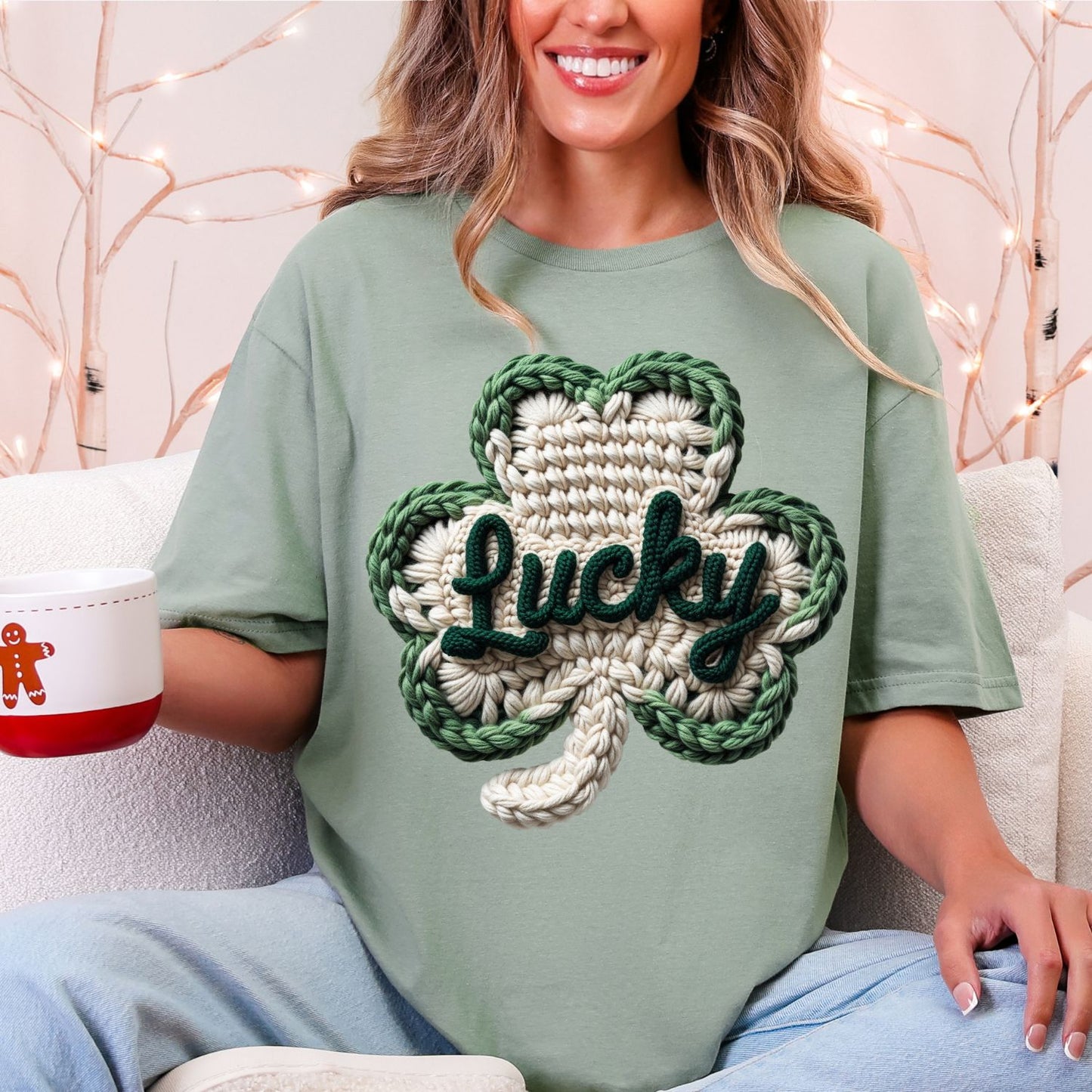 Crochet St. Patricks Day DTF Premade Gangsheet 8 Full Size Transfers