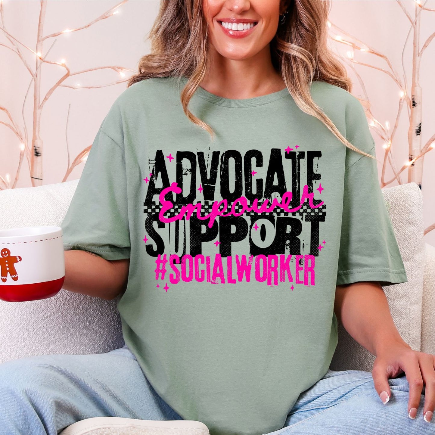 Social Worker Premade Gangsheet 12 Full Size Transfers
