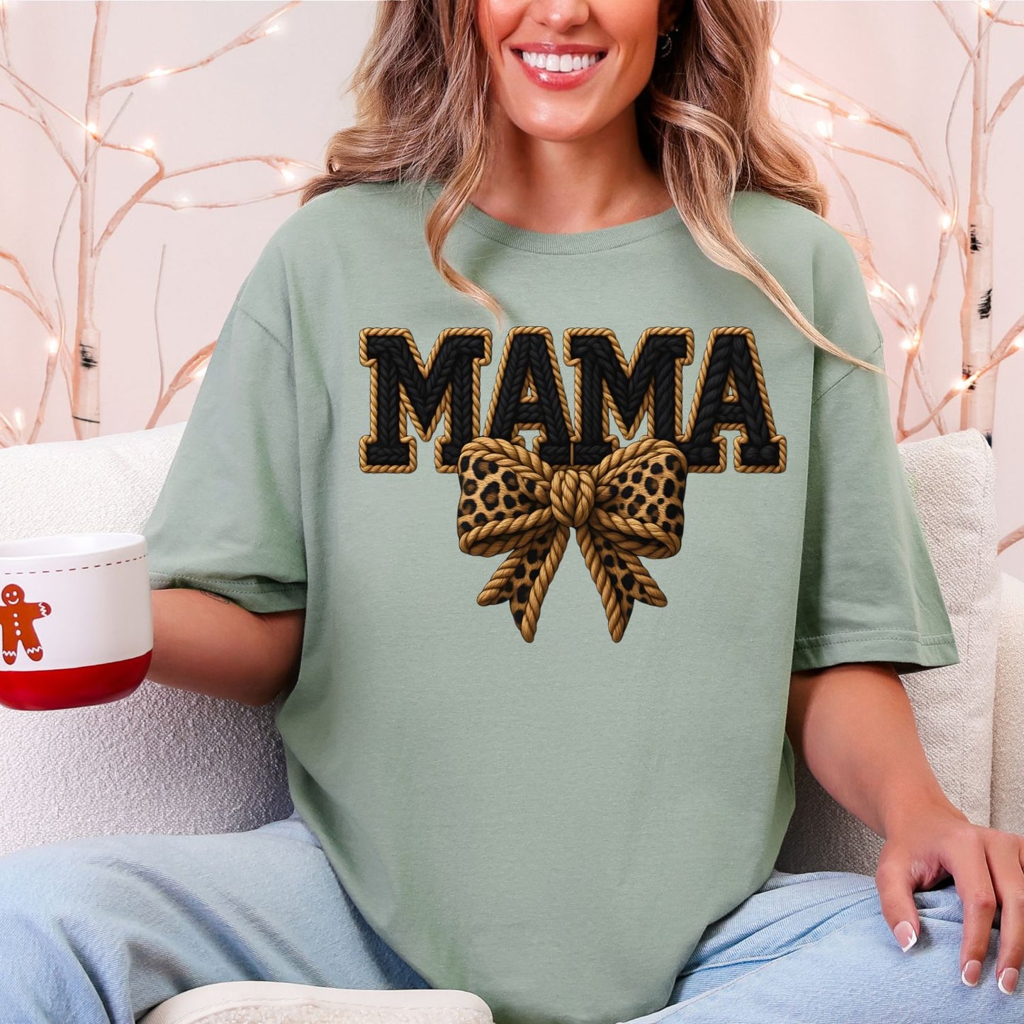 Faux Yarn Mama DTF Premade Gangsheet 10 Full Size Transfers