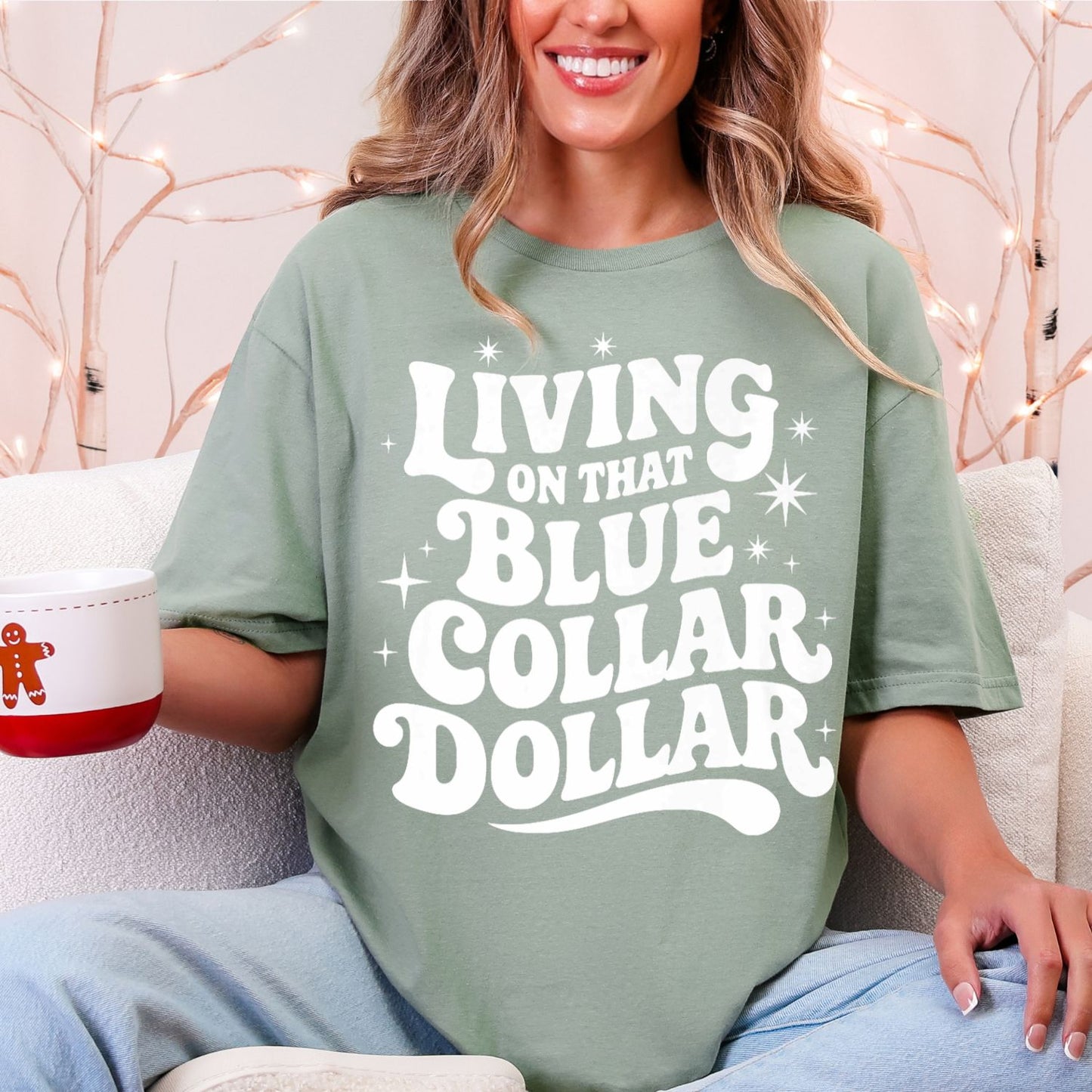 Blue collar DTF Gangsheet